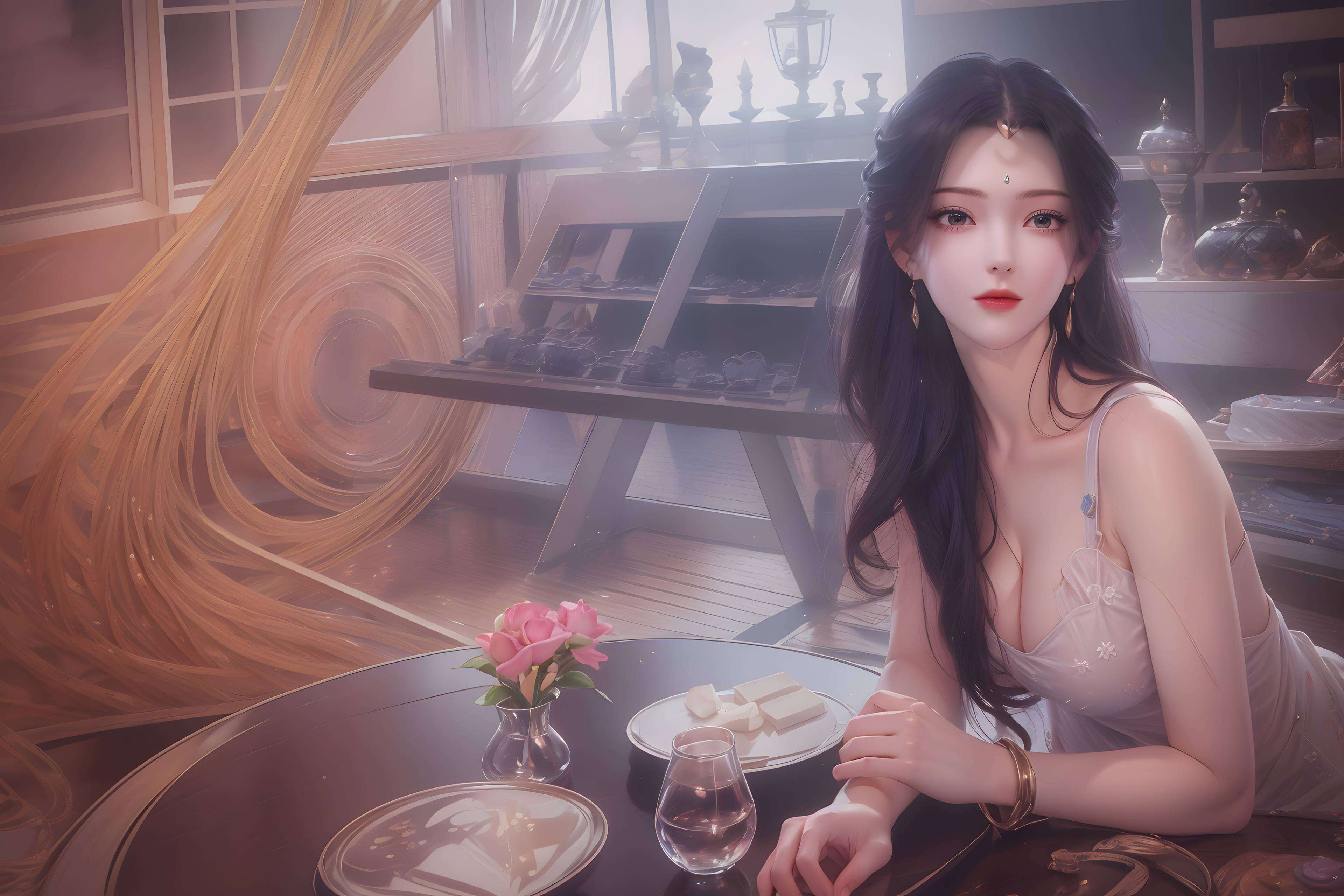 既保留了国漫的韵味又融入了侘寂风的静谧美感