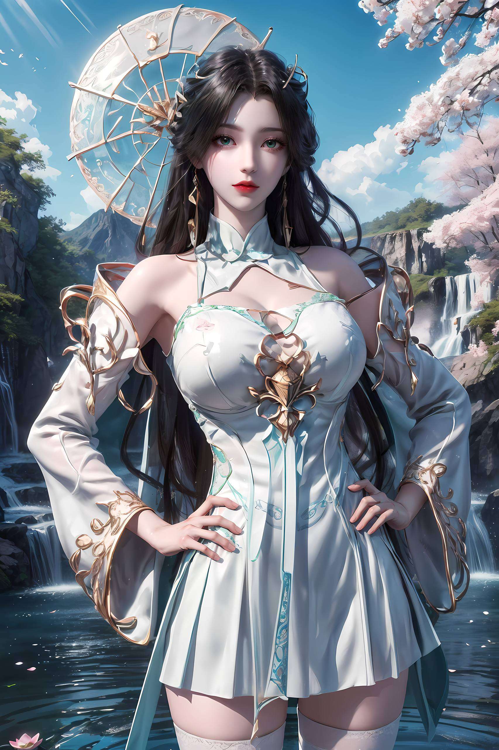 高清细腻柳神横屏壁纸