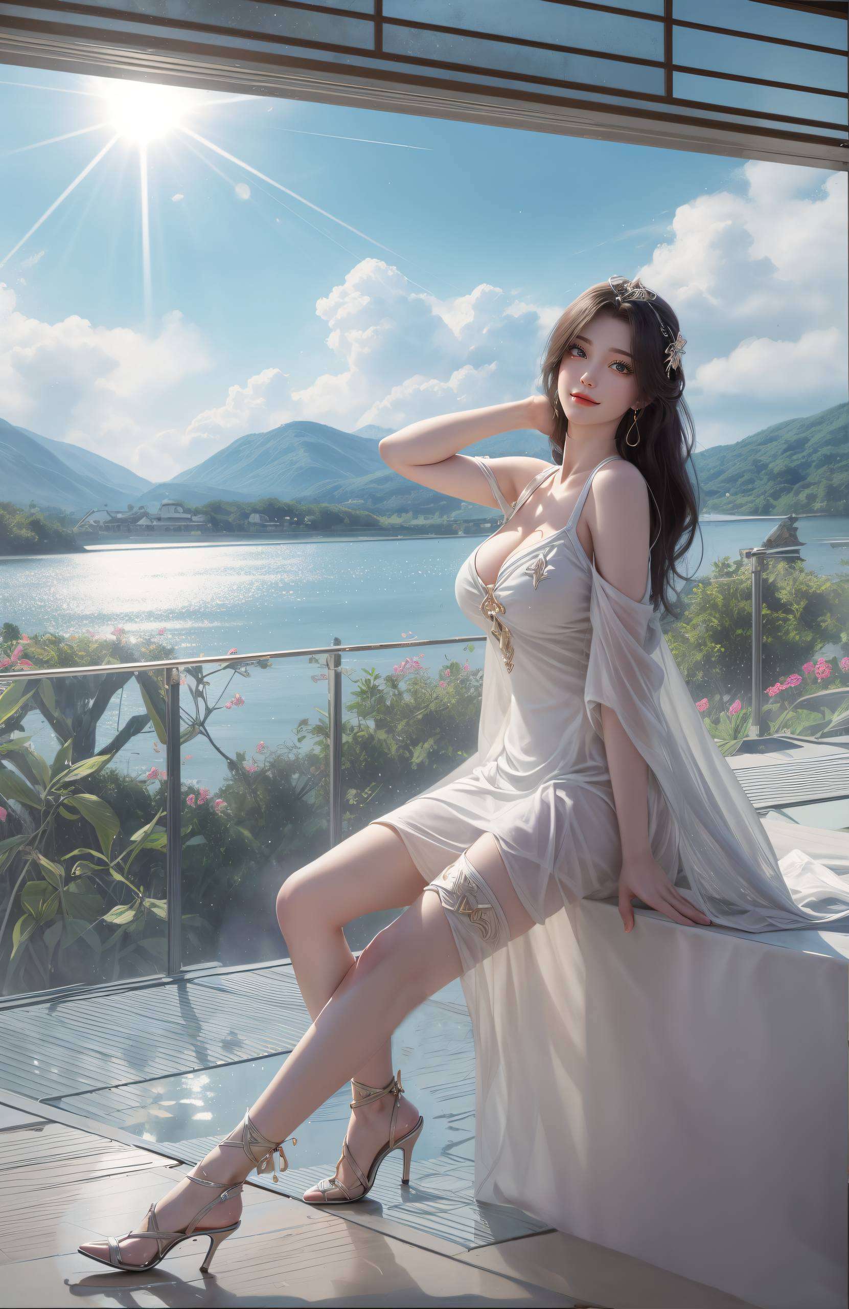 这张超还原桌佈苹果锁屏壁纸细腻描绘了婚礼现场的浪漫氛围