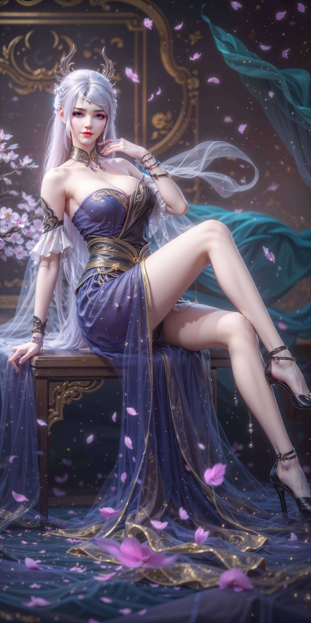 将素衣洛璃的绝世风华展现得淋漓尽致都是一场视觉盛宴