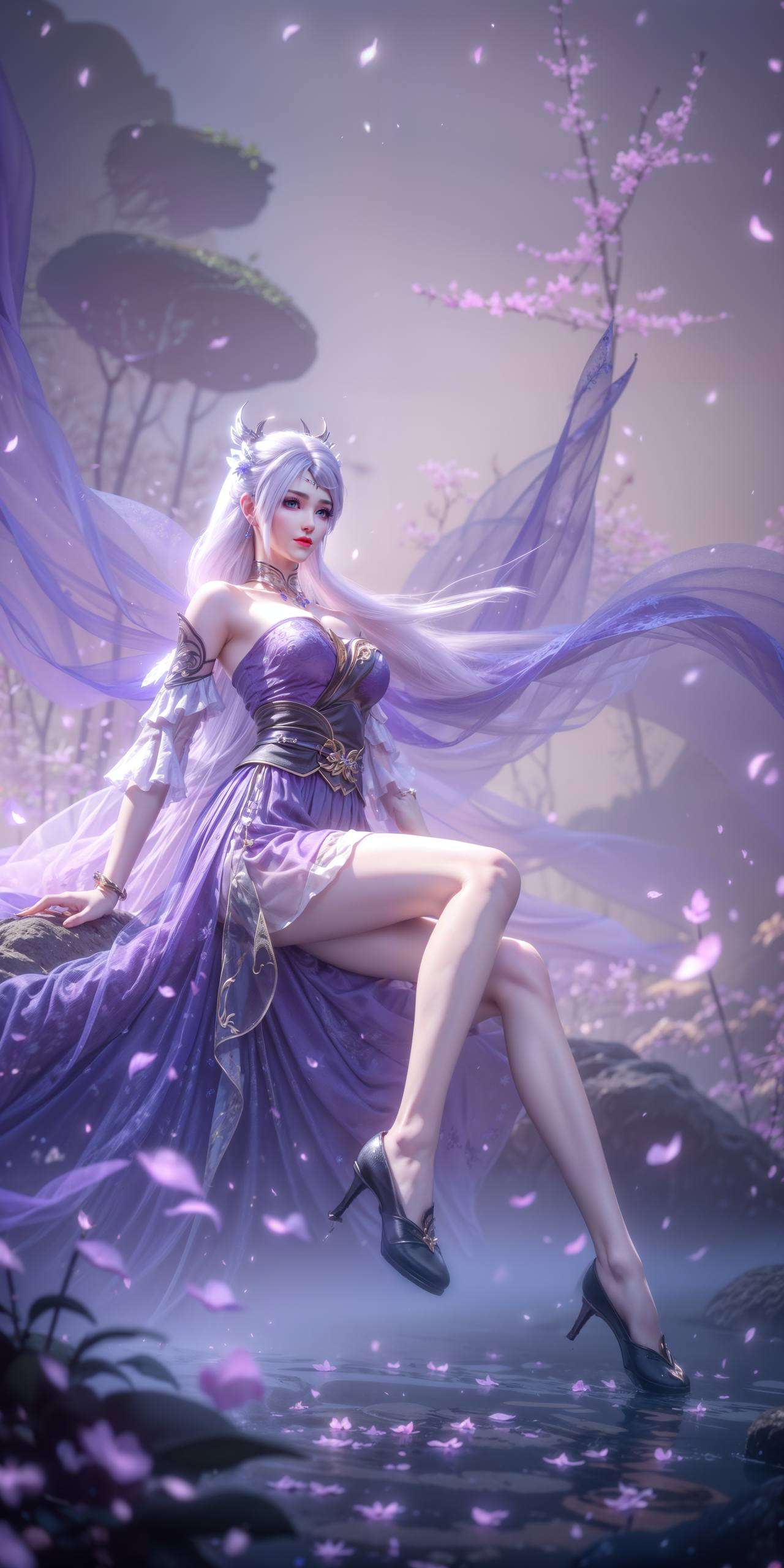 专为iPhone量身打造国漫女神的唯美风采