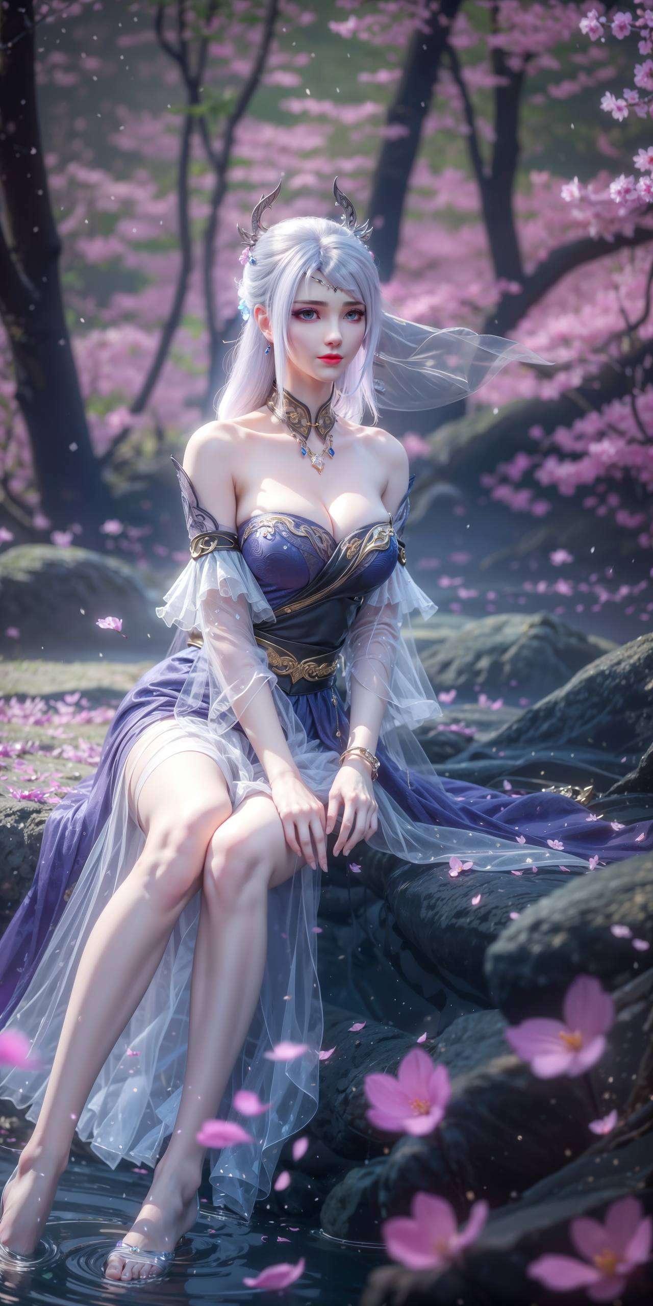 让你的电脑或手机瞬间变身艺术画廊以1080p的超清晰度捕捉了洛璃的绝美容颜