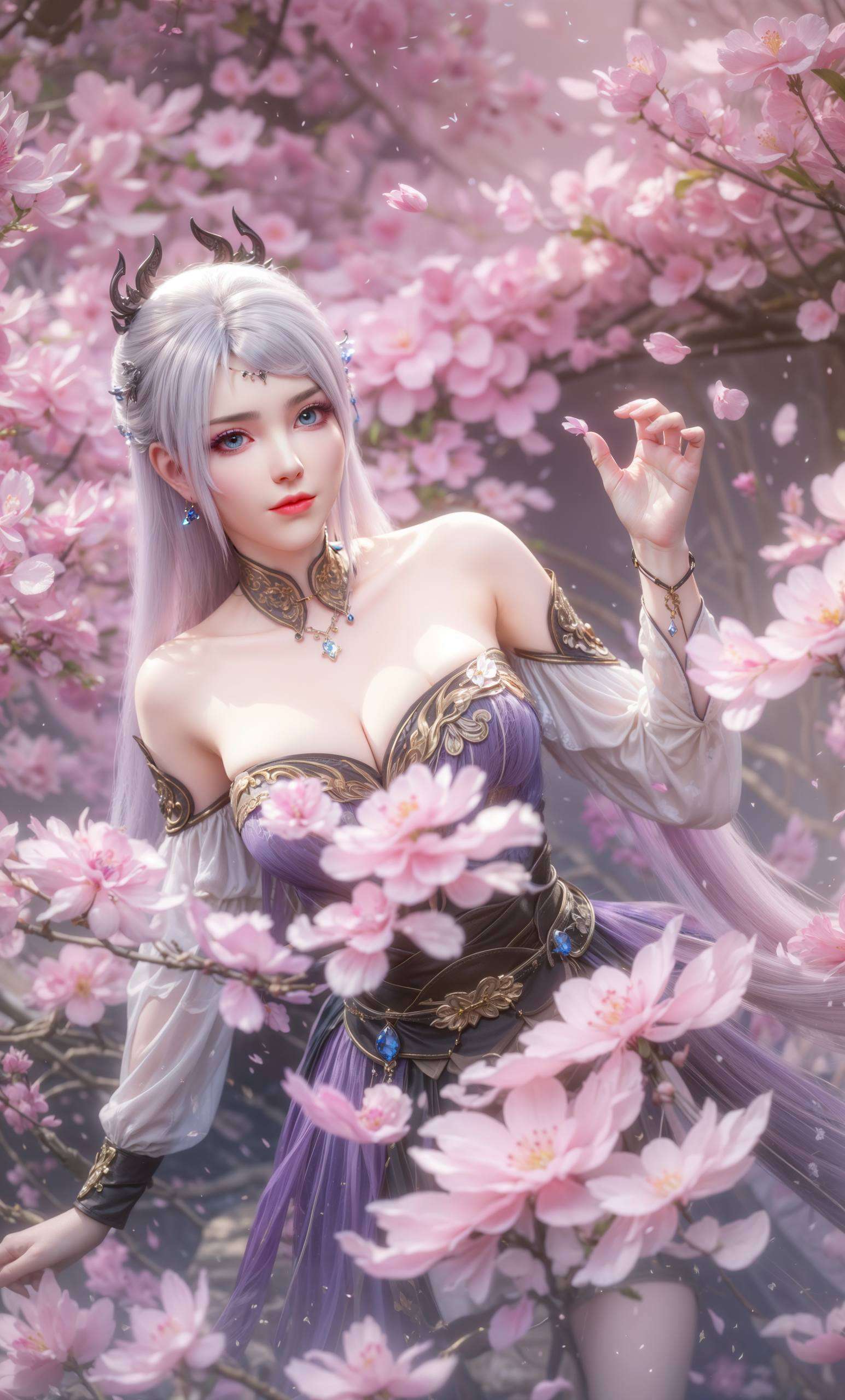 尽在这张牧尘、洛璃、九幽的精美壁纸中国漫女生的魅力