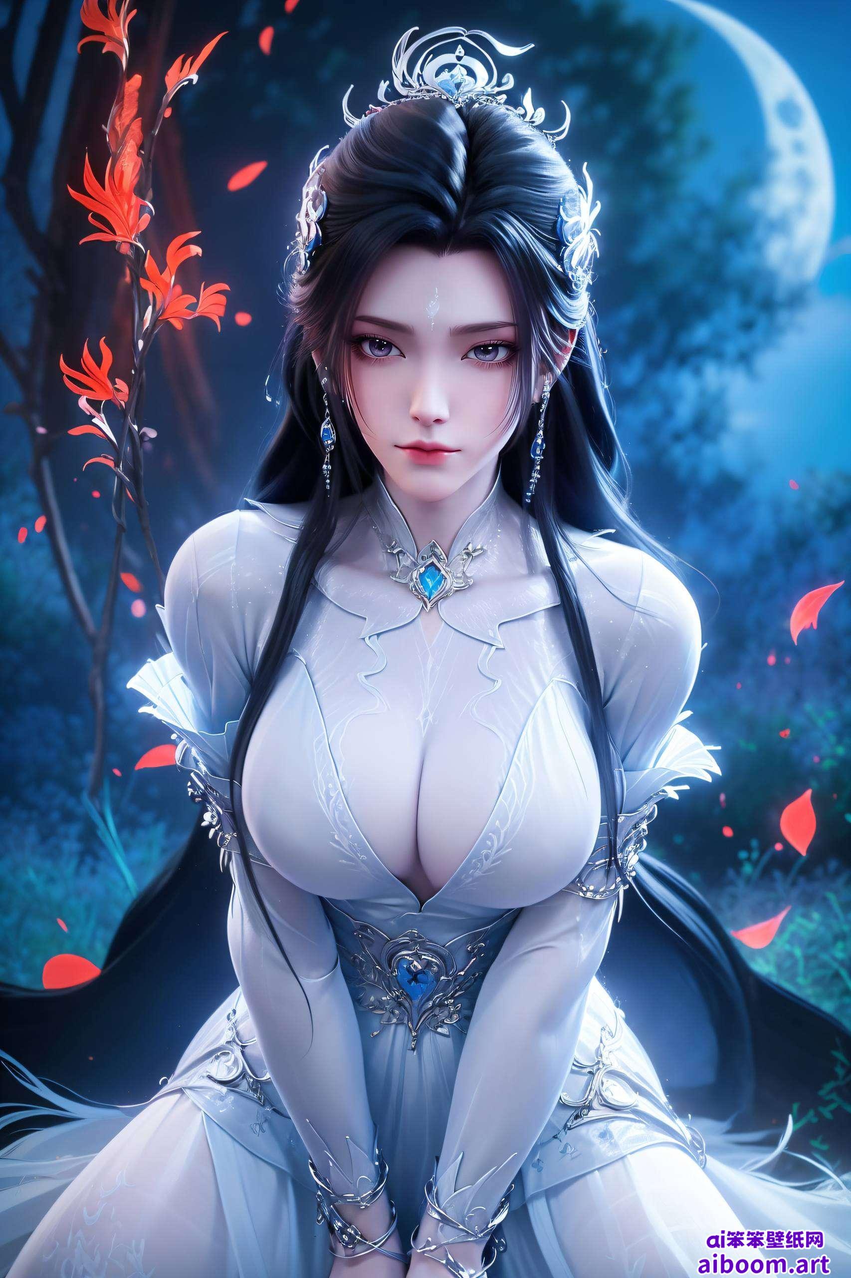 这张国漫壁纸那抹高清动漫壁纸中的绝美倩影