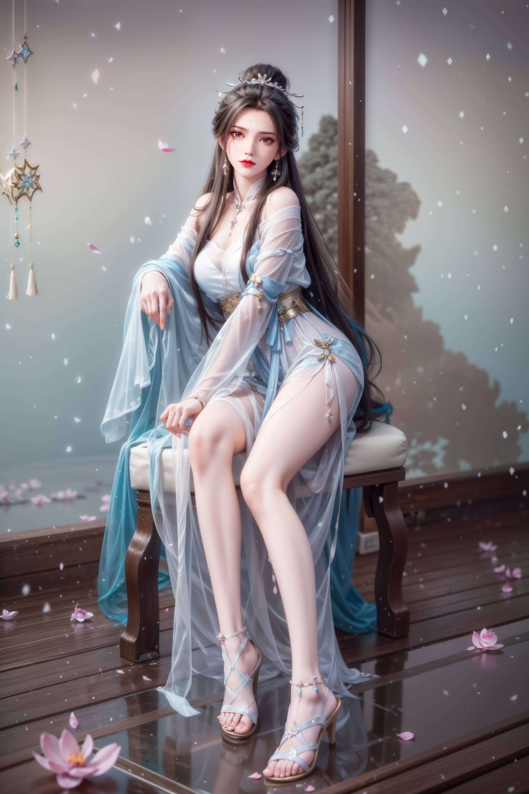 绽放出令人心动的魅力每一抹衣褶