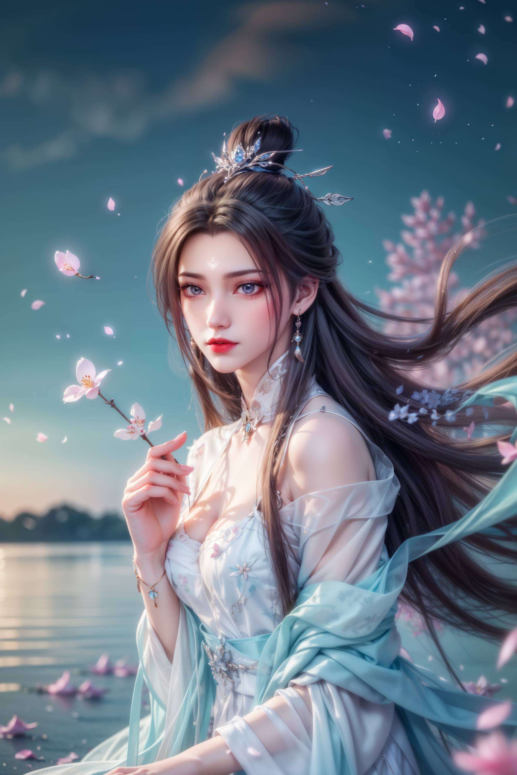 AI绘画全屏各种姿势素材捕捉每一刻的灵动与风华