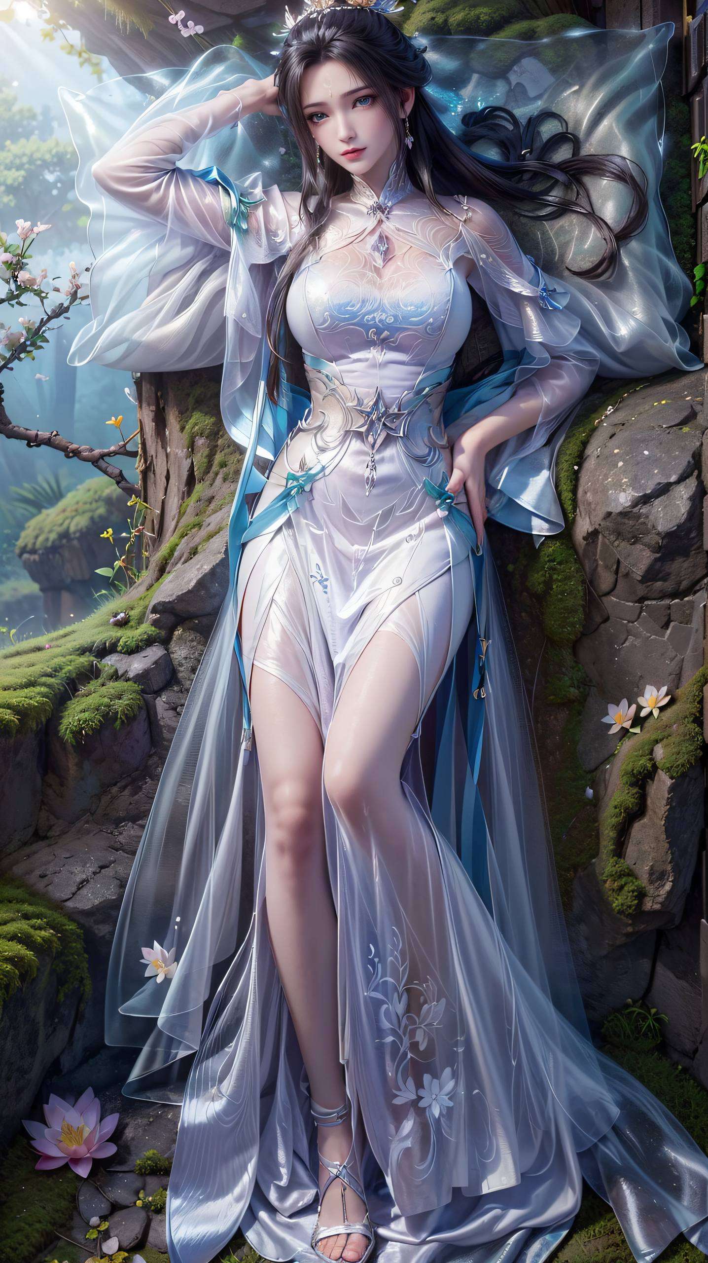 陆雪琪的背影如诗如画让人心生欢喜