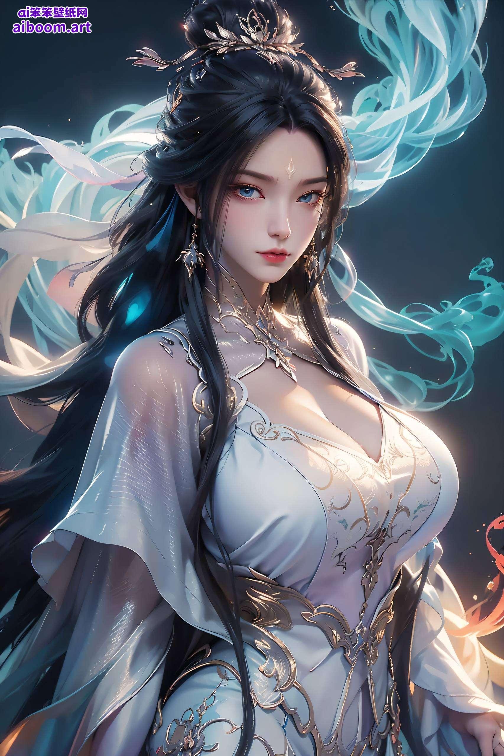 翩翩起舞细腻笔触勾勒出她的灵动身姿