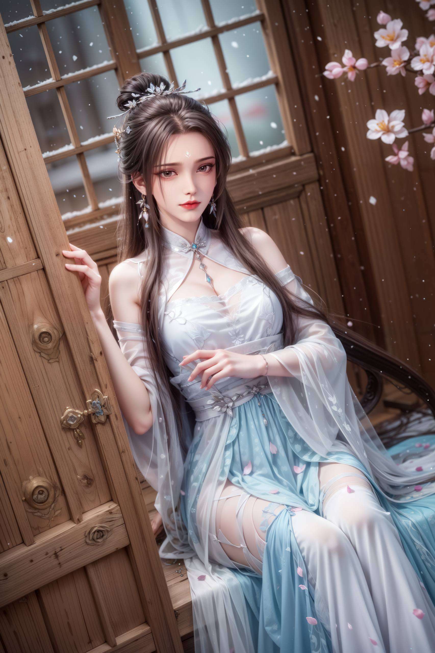 将她的风采完美呈现这张4K壁纸