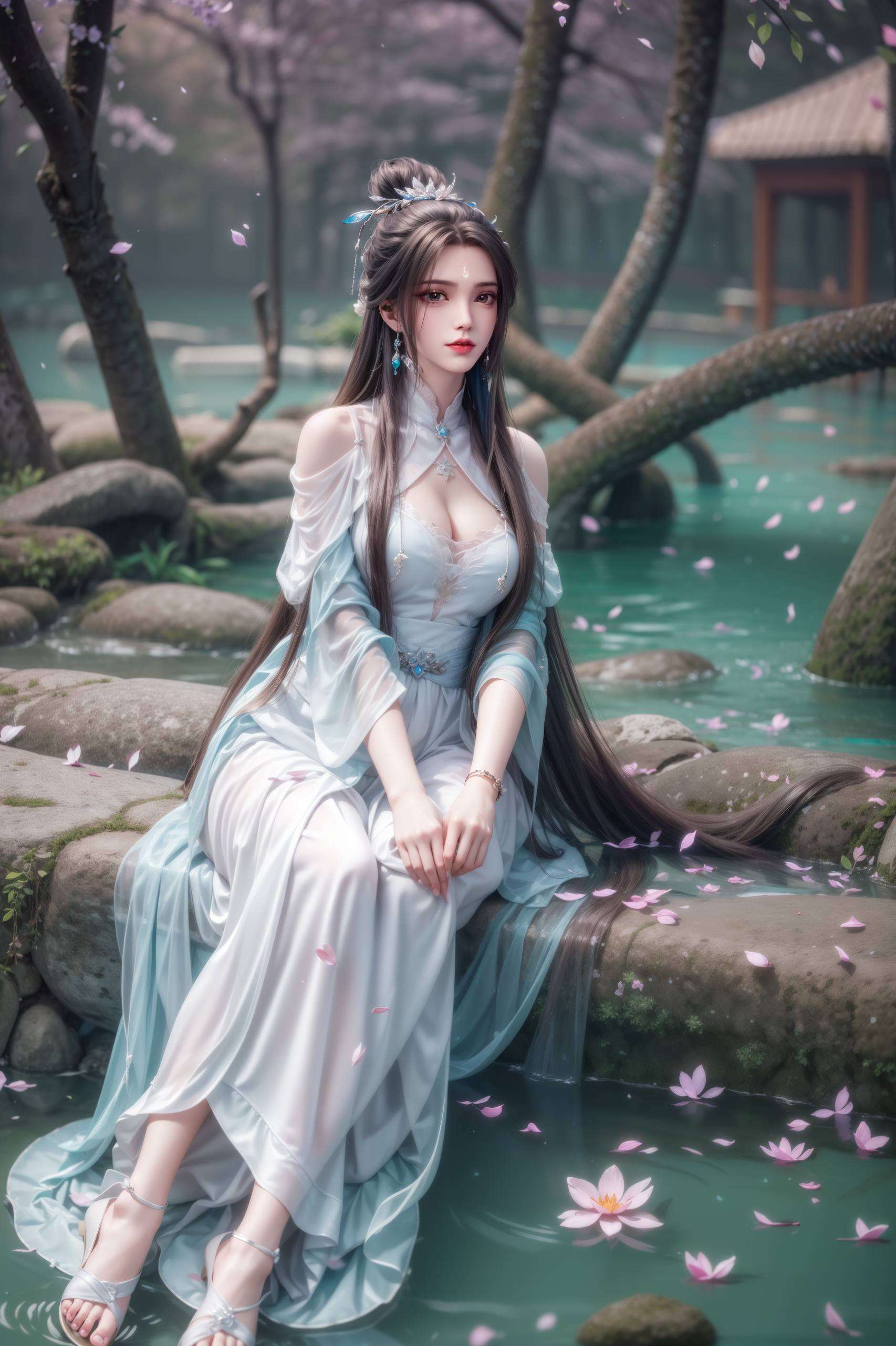 4K分辨率下的她为你的屏幕增添一抹不凡的色彩