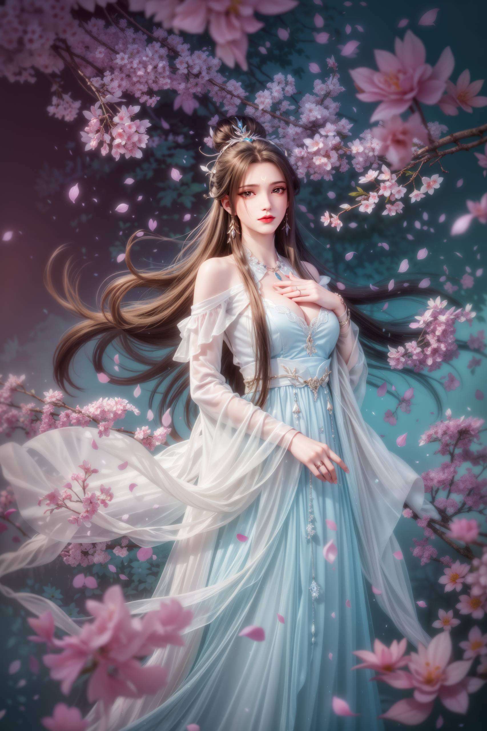 她是国漫界的唯美女神高清细腻的画质