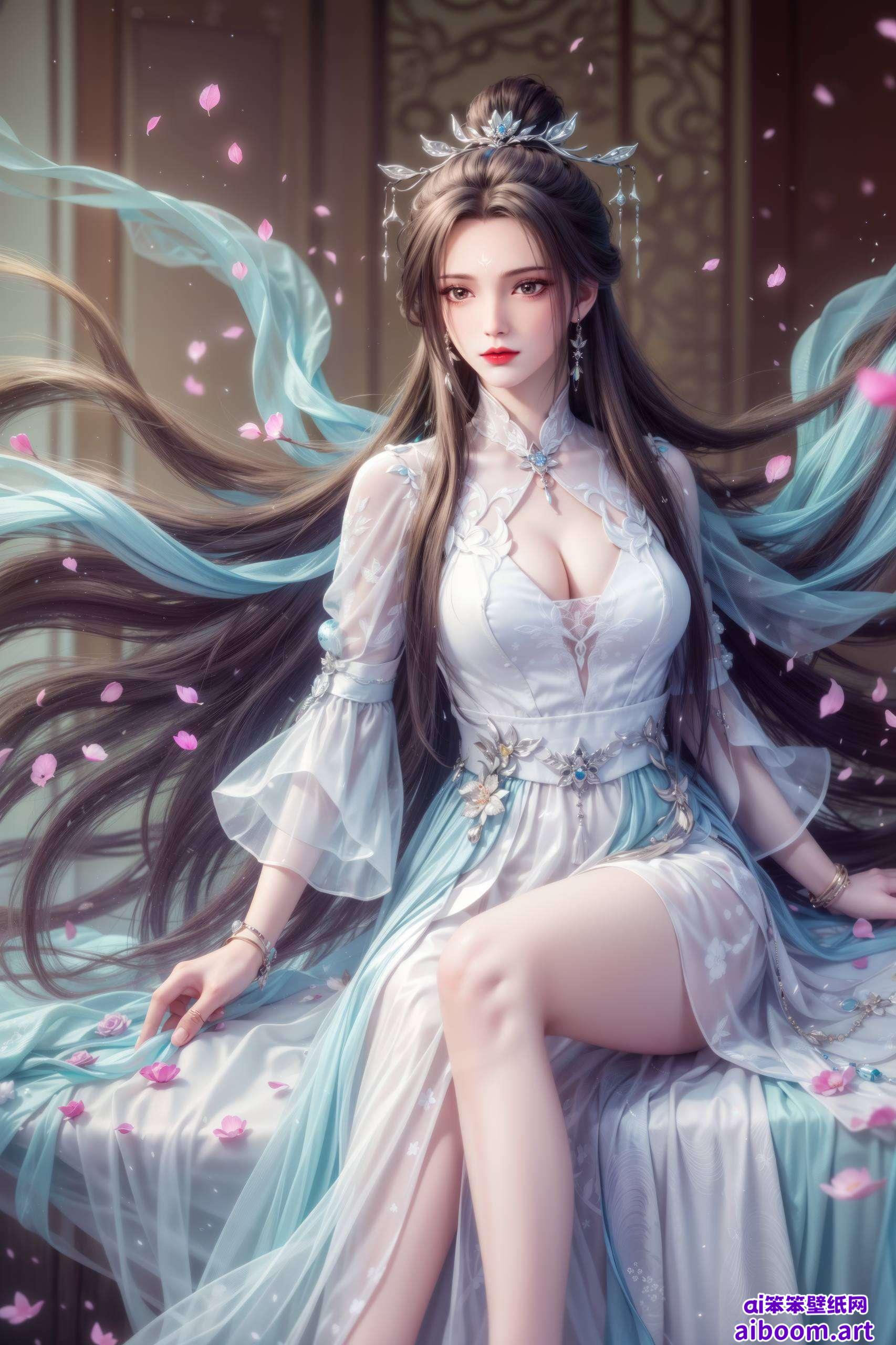 诠释了古典艺术的韵味以国漫美女的古风姿态