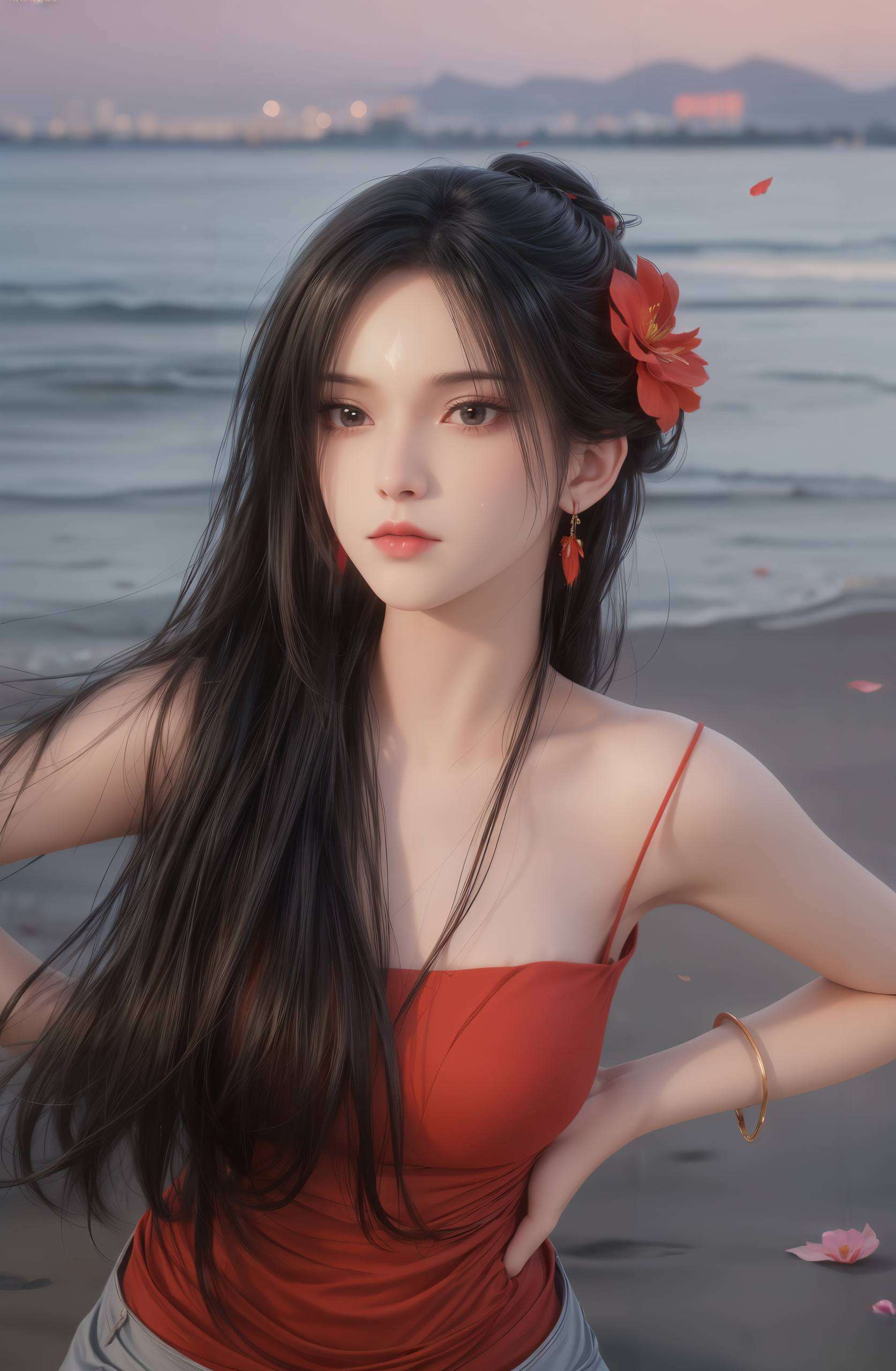 让你在每一次桌面切换中都能感受到她的魅力与神秘细腻的笔触、鲜明的色彩