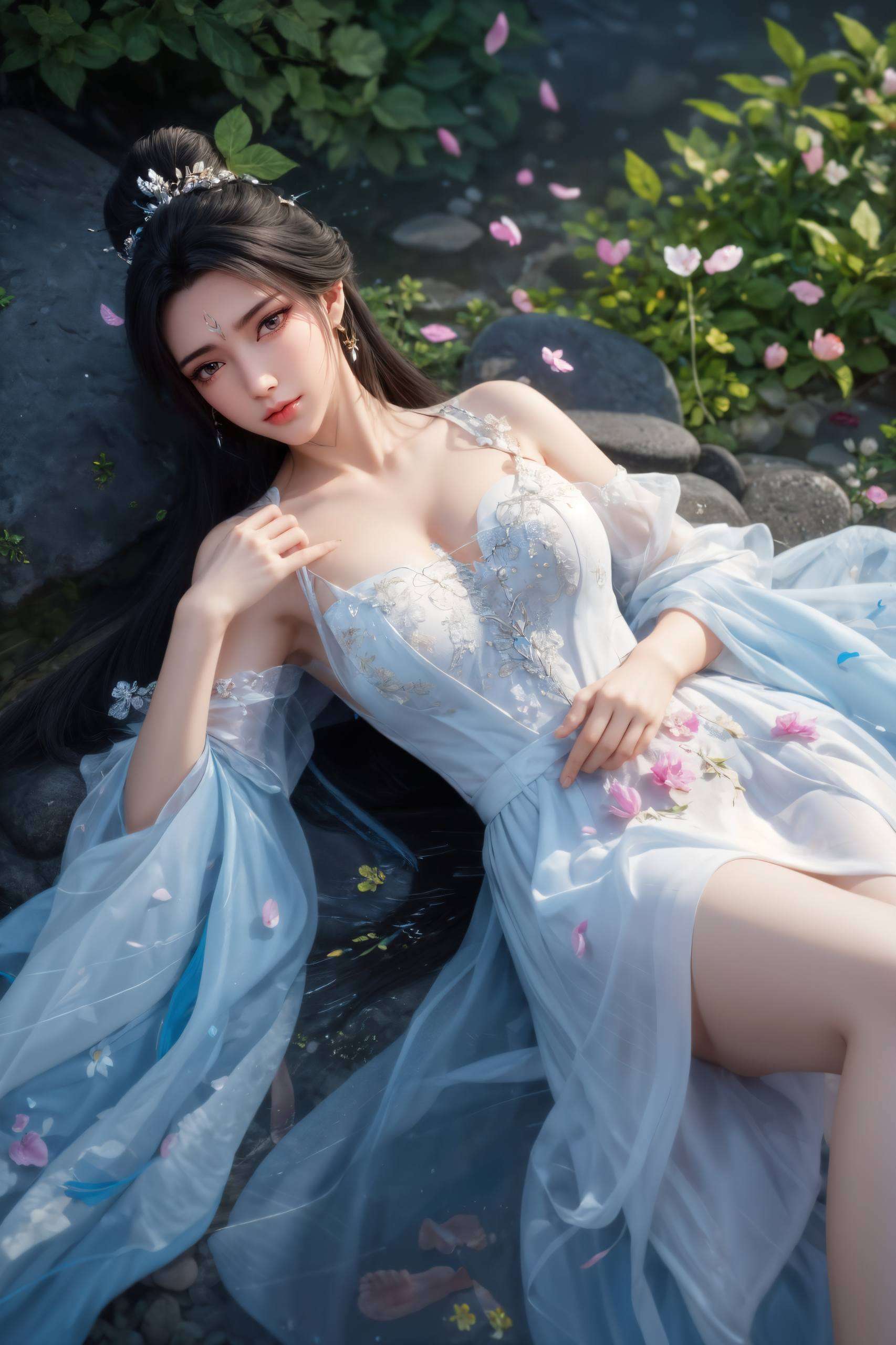 这张《诛仙2》鬼陆雪琪高清壁纸为你带来国漫女神的绝美风采