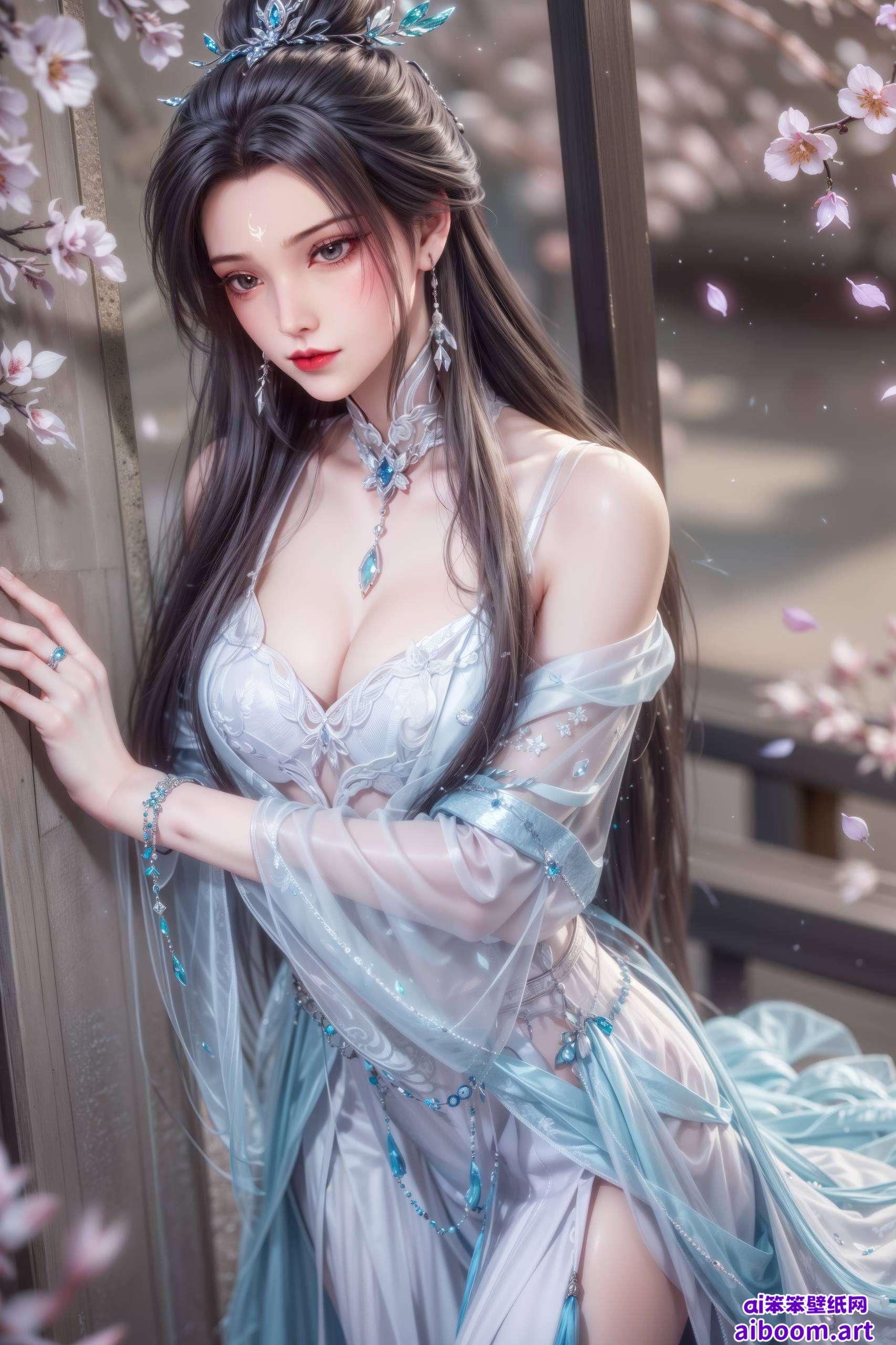AI绘画带来独特视觉享受清新色调渲染