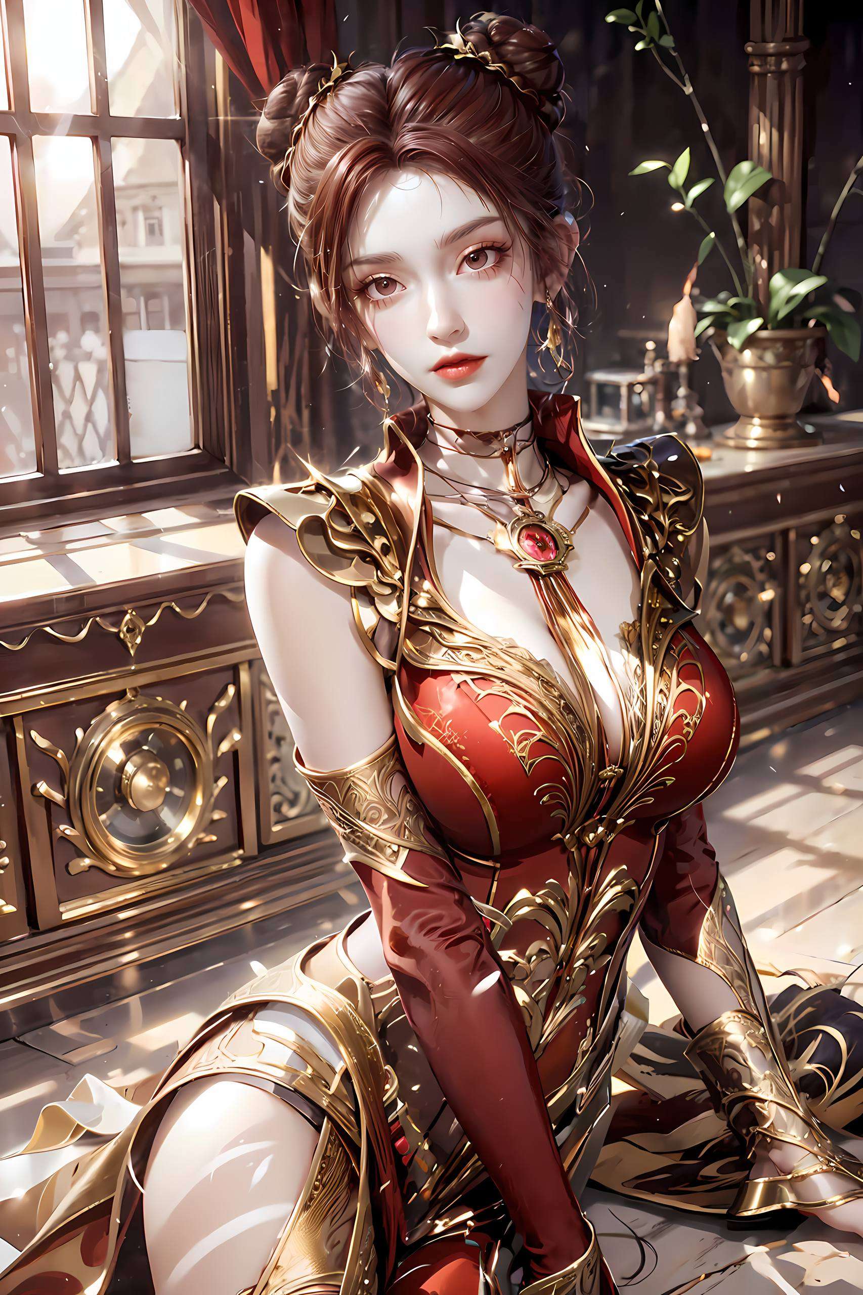 抽象出她独特的魅力感受她灵动生动的风采