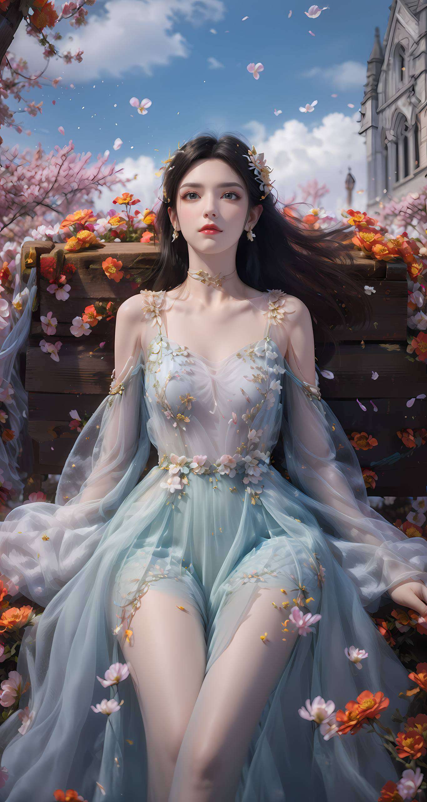 AI魔法之手为你拼贴出最独特的可爱美杜莎女神！每一帧都是精心设计的艺术快来体验这张国漫美女拼贴