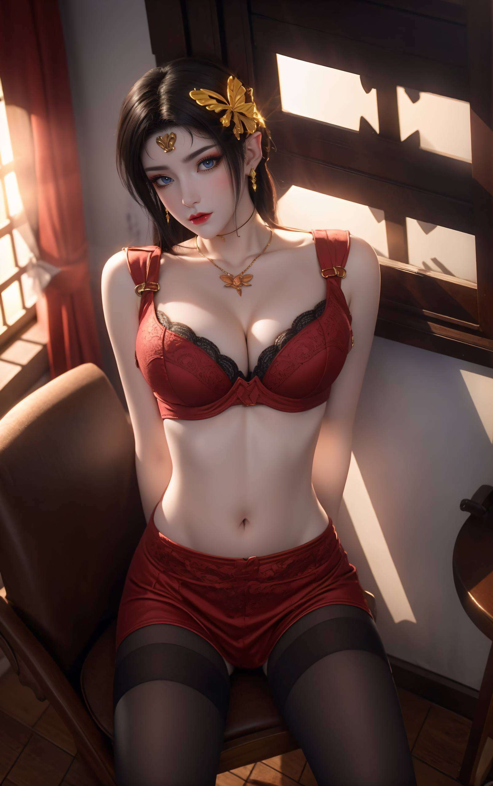 将静态国漫女主的韵味完美呈现这张4K手机壁纸