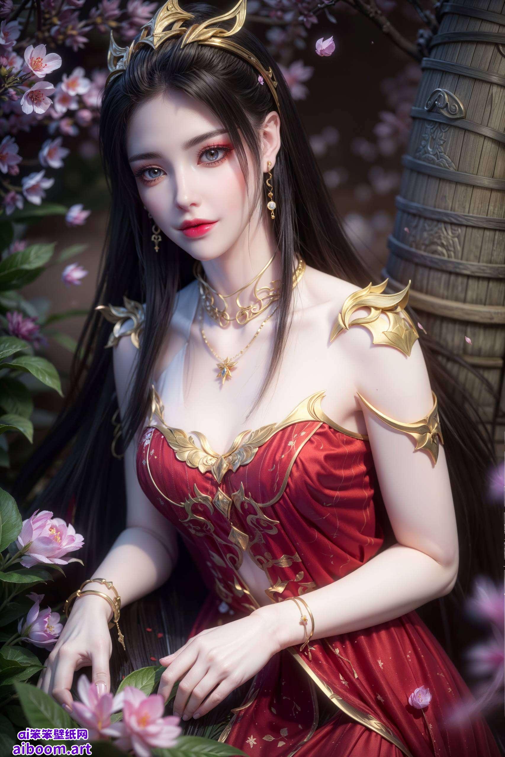 美杜莎的神秘眼神与华丽蛇发在细腻笔触下更显生动