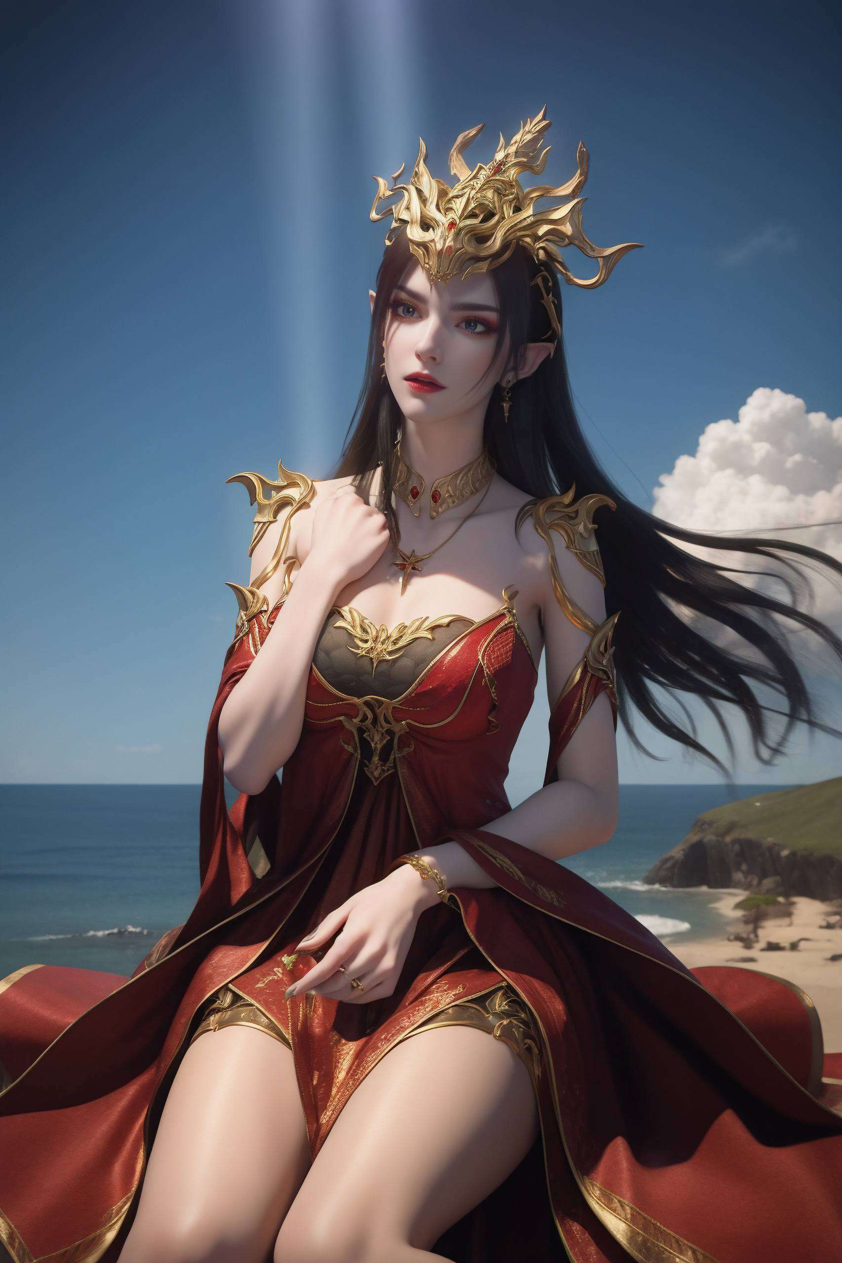 冷艳而强大更是一次穿越次元的视觉旅行