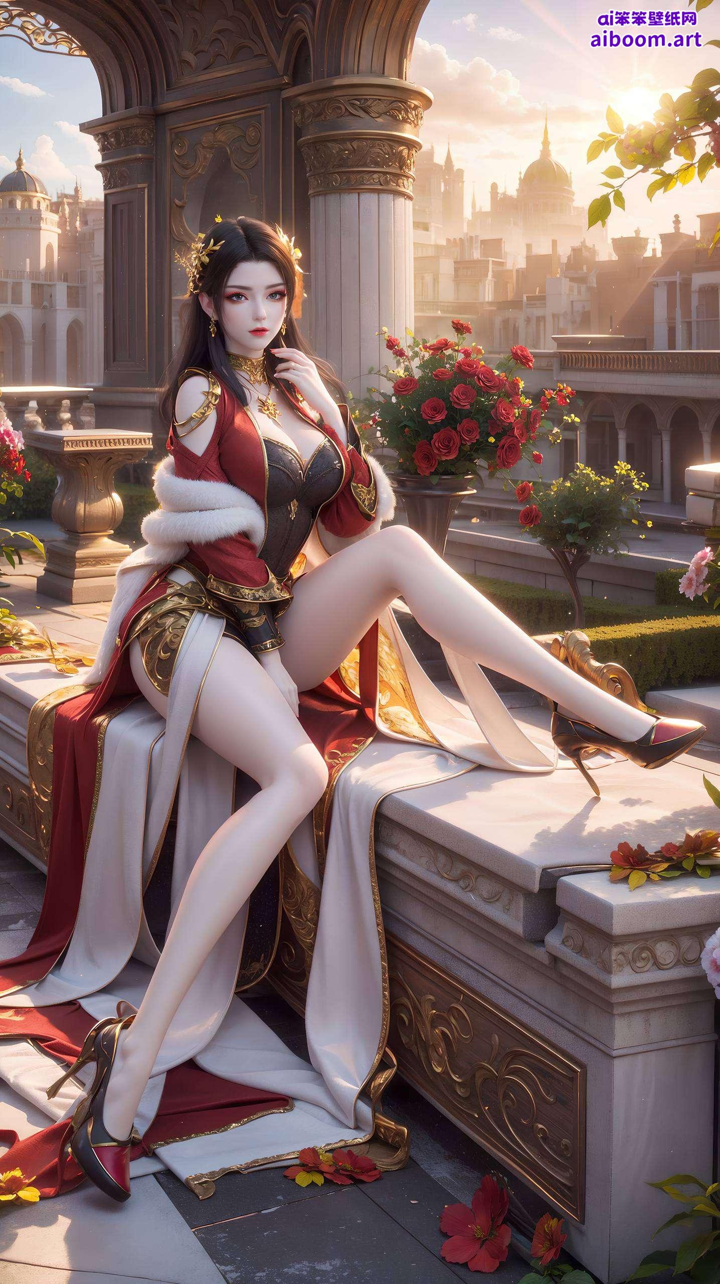 以完美2560p分辨率呈现国漫美女的独特魅力与粉色浪漫完美融合