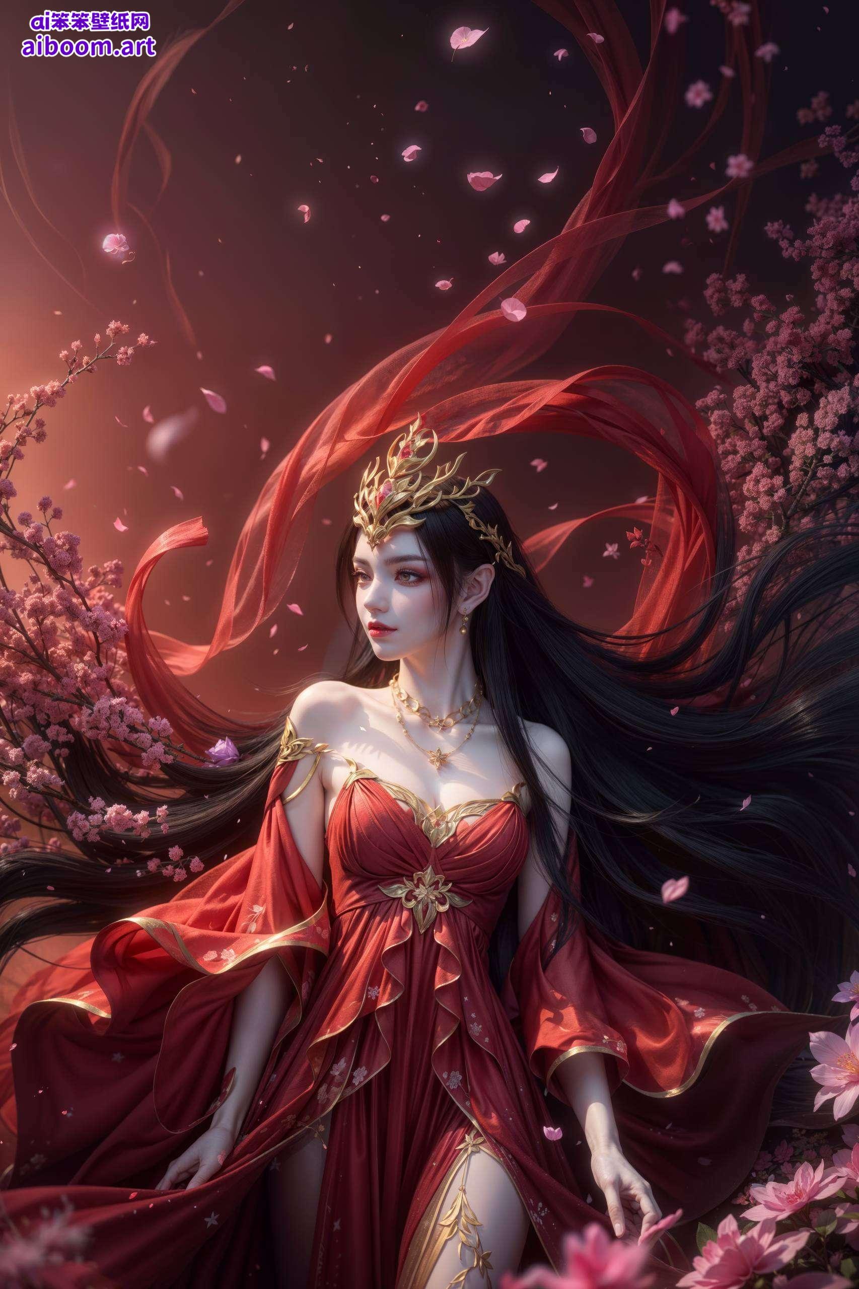 化身AI绘画女神她的笑容素材自然流畅