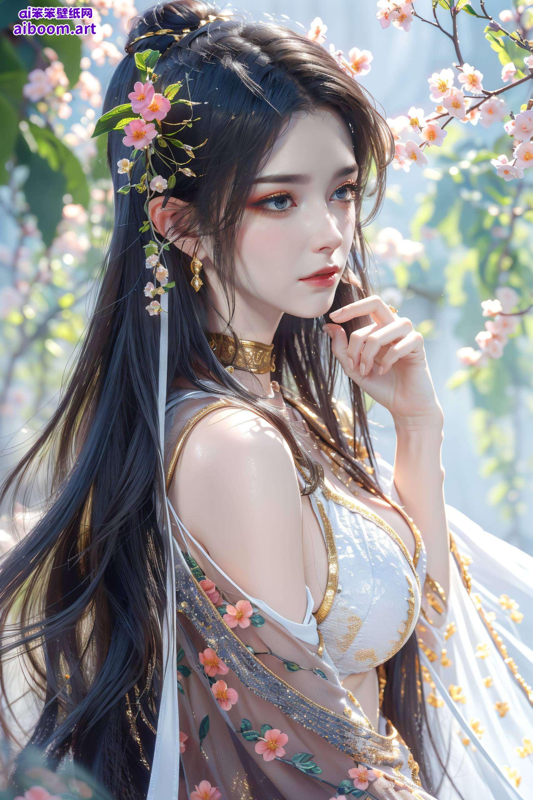 这张国漫女主美杜莎图片壁纸搭配2k高清的细腻画质