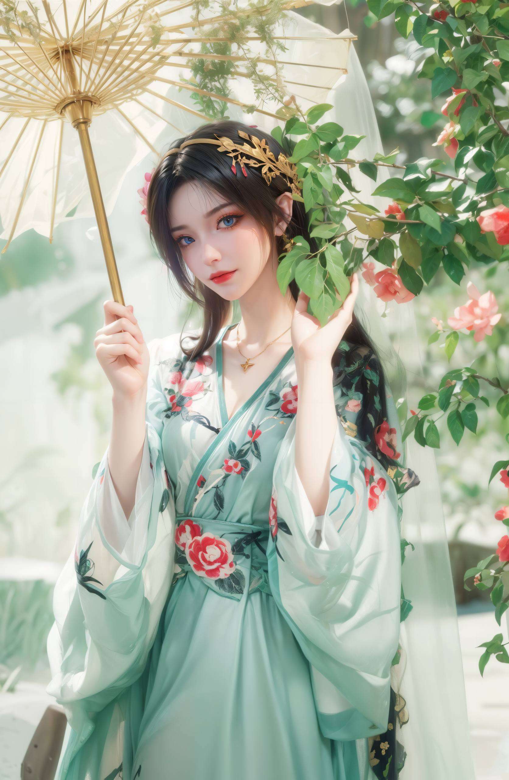美杜莎的神秘气质与壁纸的精致相得益彰横屏高清