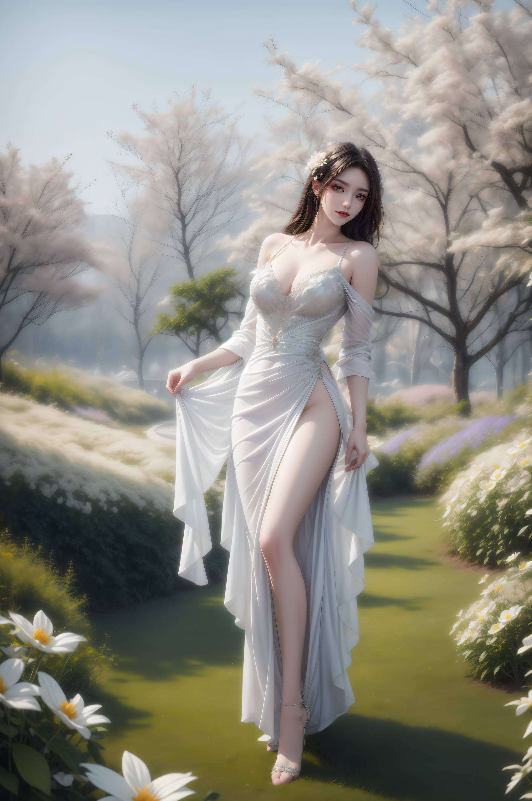 4K全屏以2K分辨率捕捉了国漫女生的神秘魅力