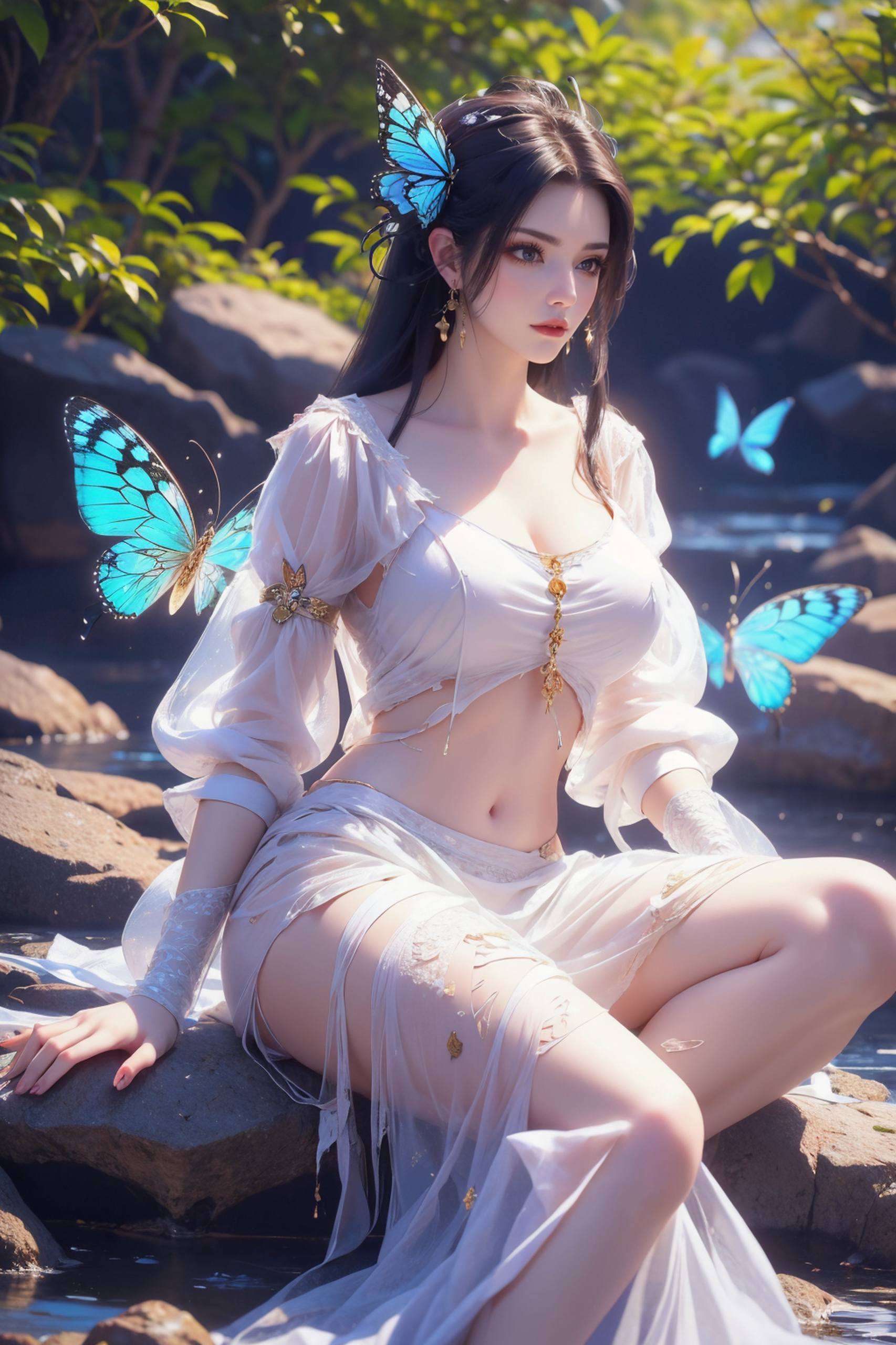 以斗破苍穹中美杜莎的翅膀为主题高清画质与抽象线条的碰撞