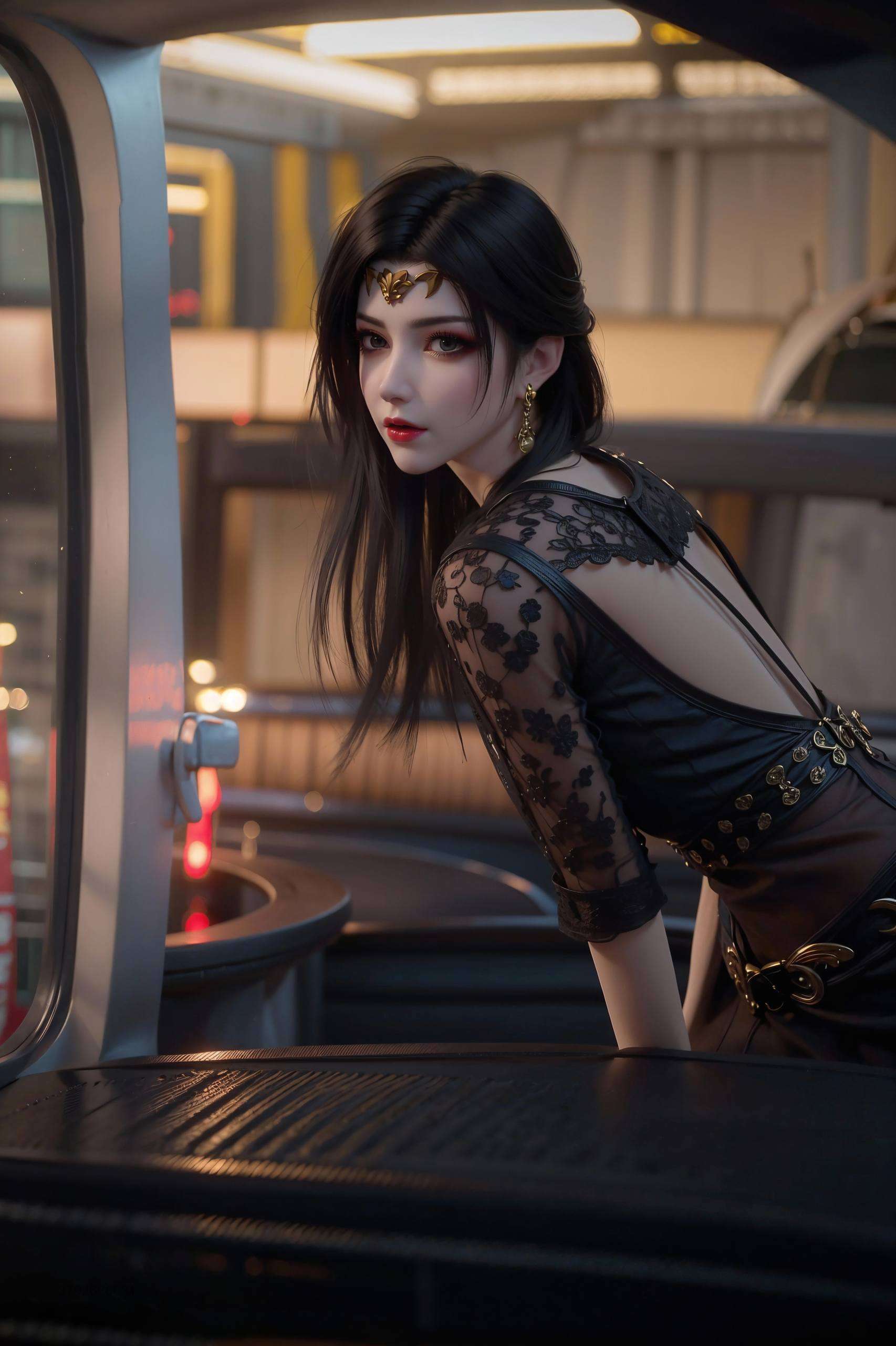 以国漫美女美杜莎为主角这张东方元素满满的2560p高清壁纸