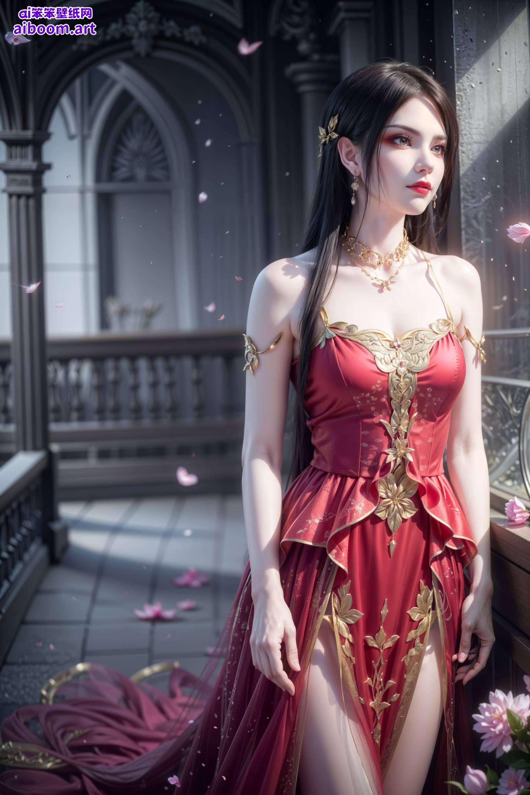 她的眼神深邃如夜波点超高清4K国漫女神美杜莎