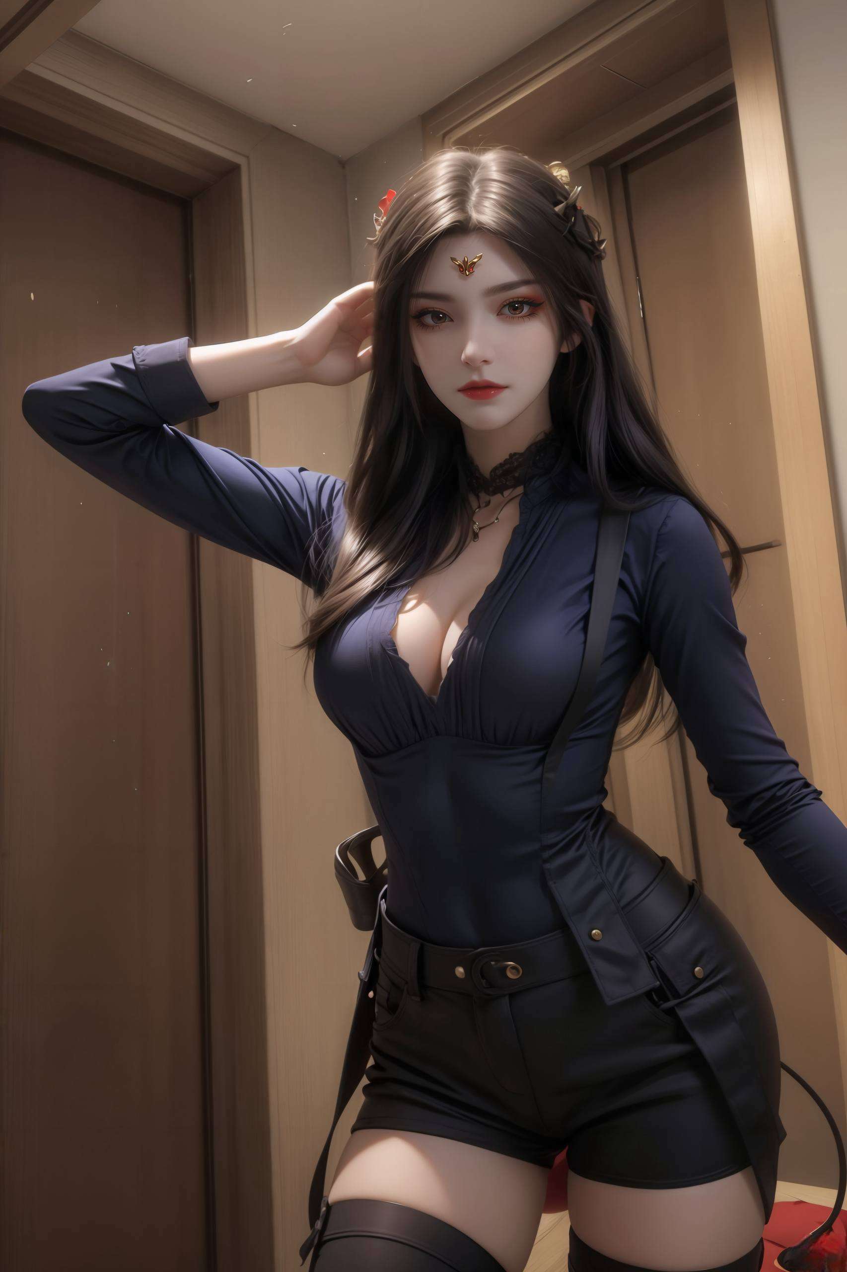 全屏展现美杜莎千变万化的姿势为你的平板增添一抹神秘而优雅的古韵风情