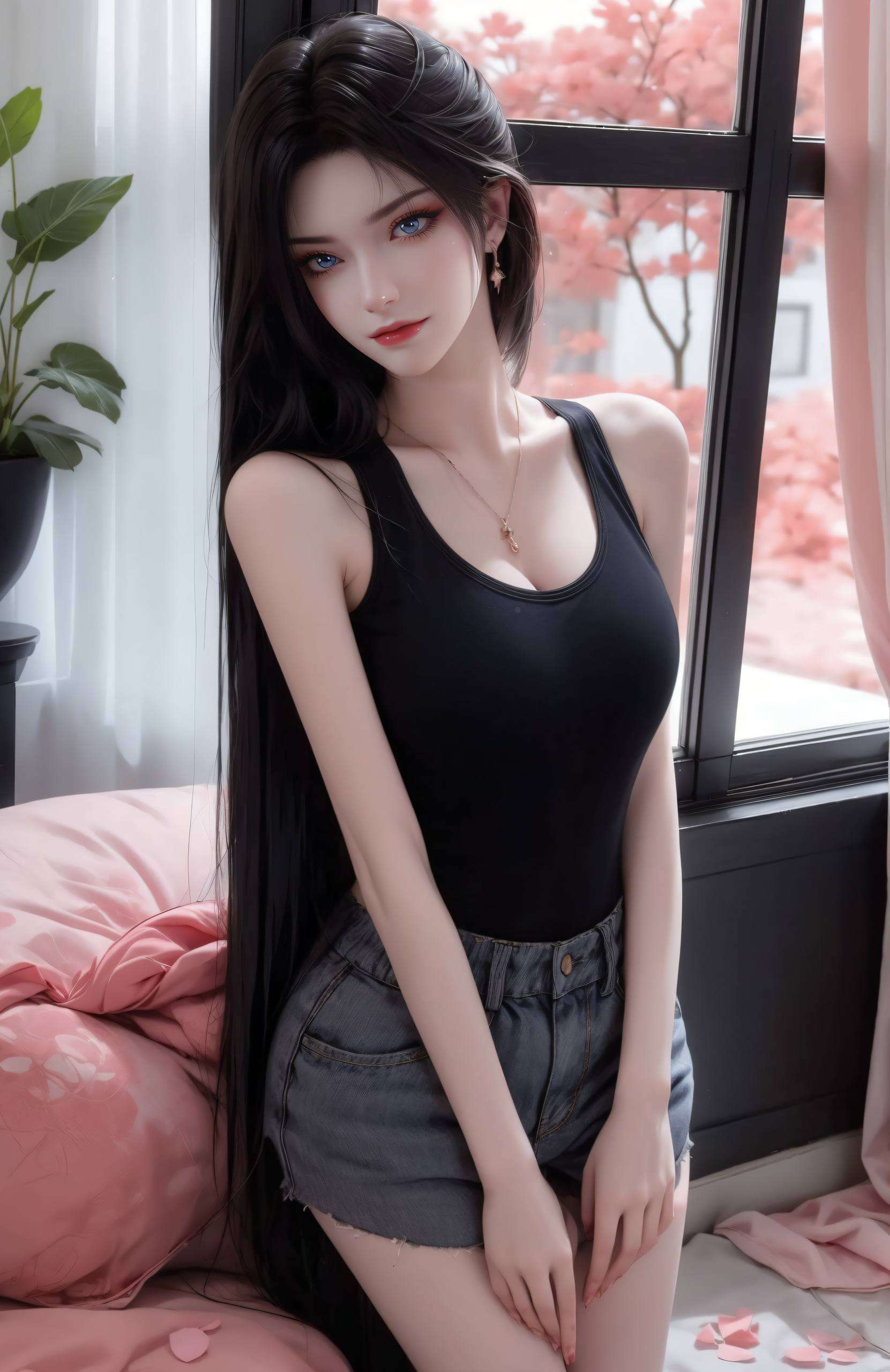 与你的手机完美融合这张美杜莎国漫女神壁纸