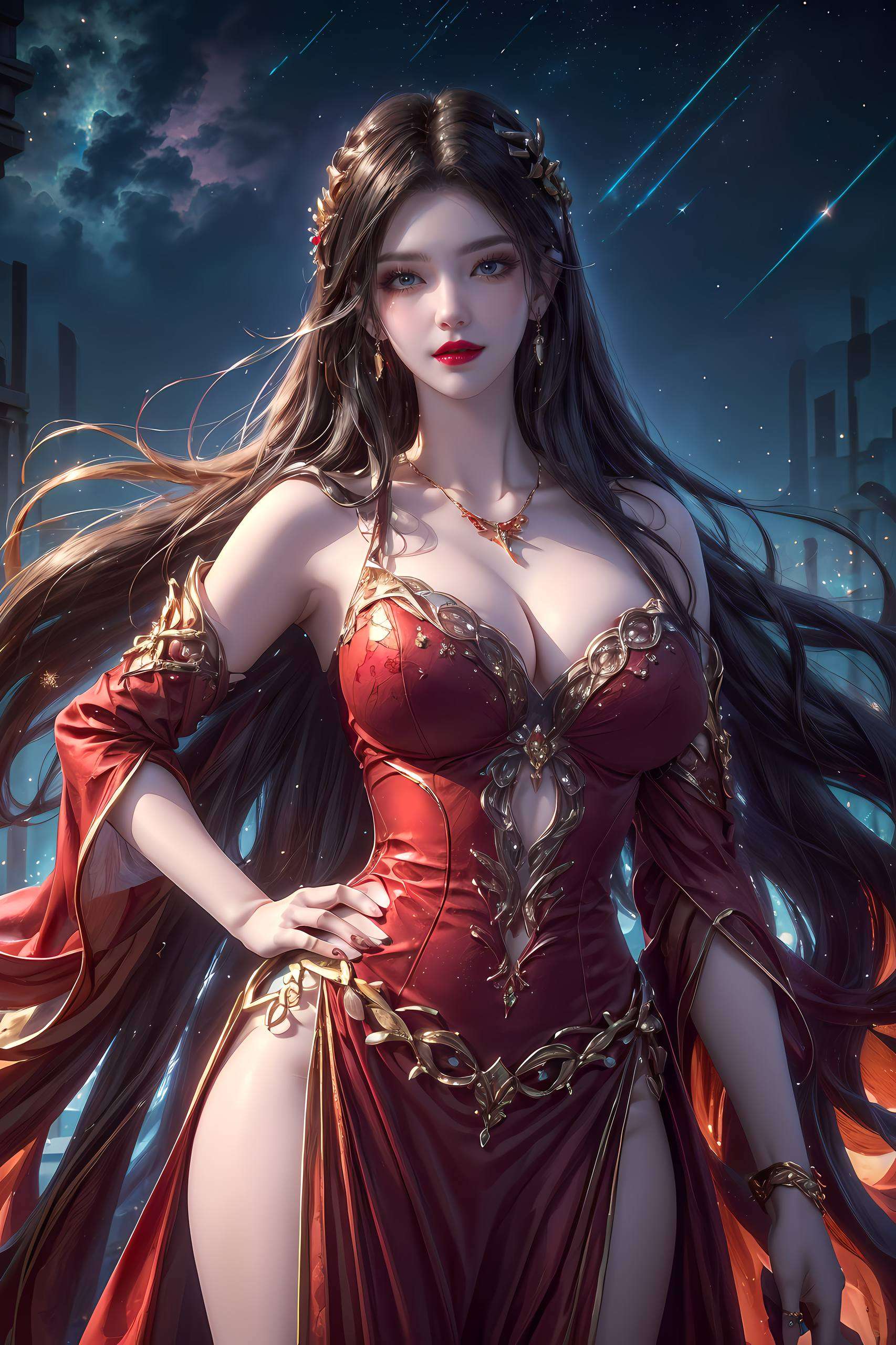 这张美杜莎竖屏壁纸图文素材让你的电脑或手机瞬间焕发新生