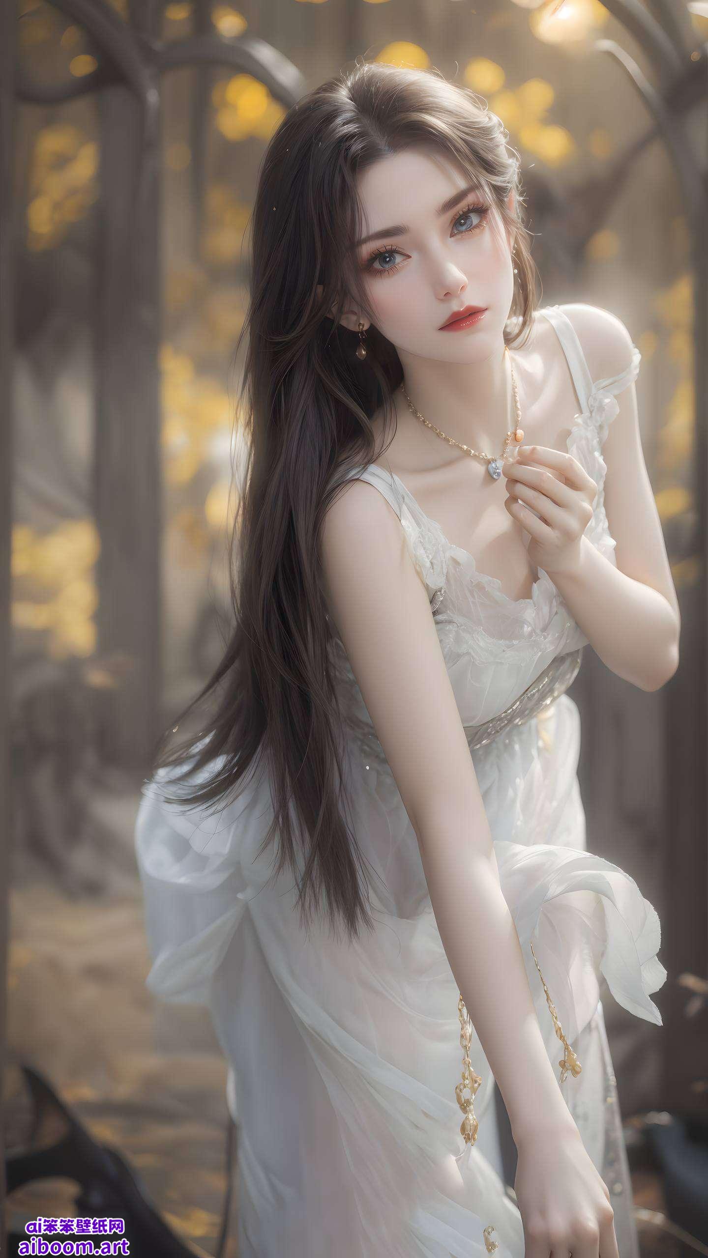 仿佛在诉说着她的传奇故事周身环绕着神秘的力量