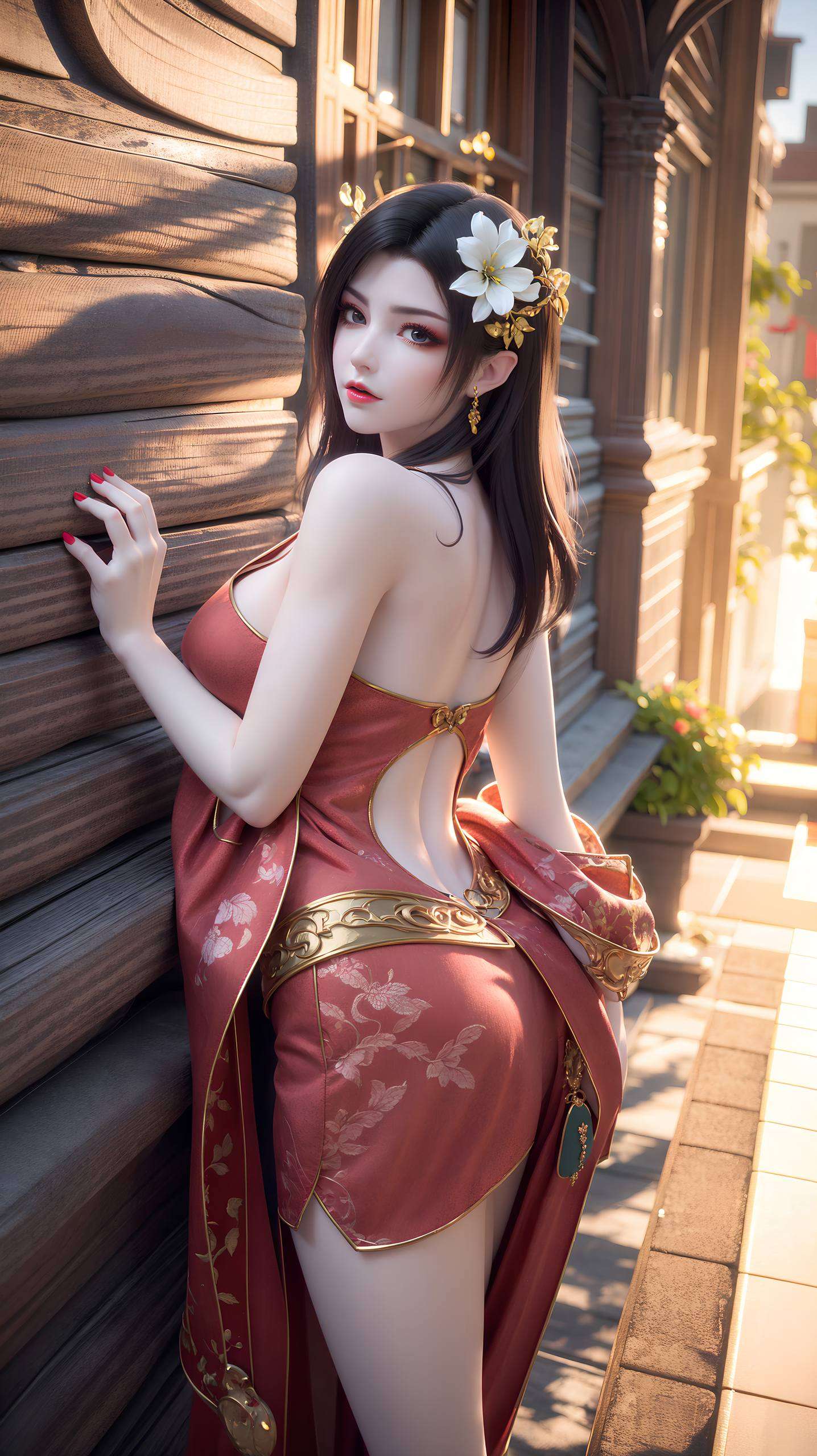 长腿美杜莎形象生动以高清AI人物表情素材为特色