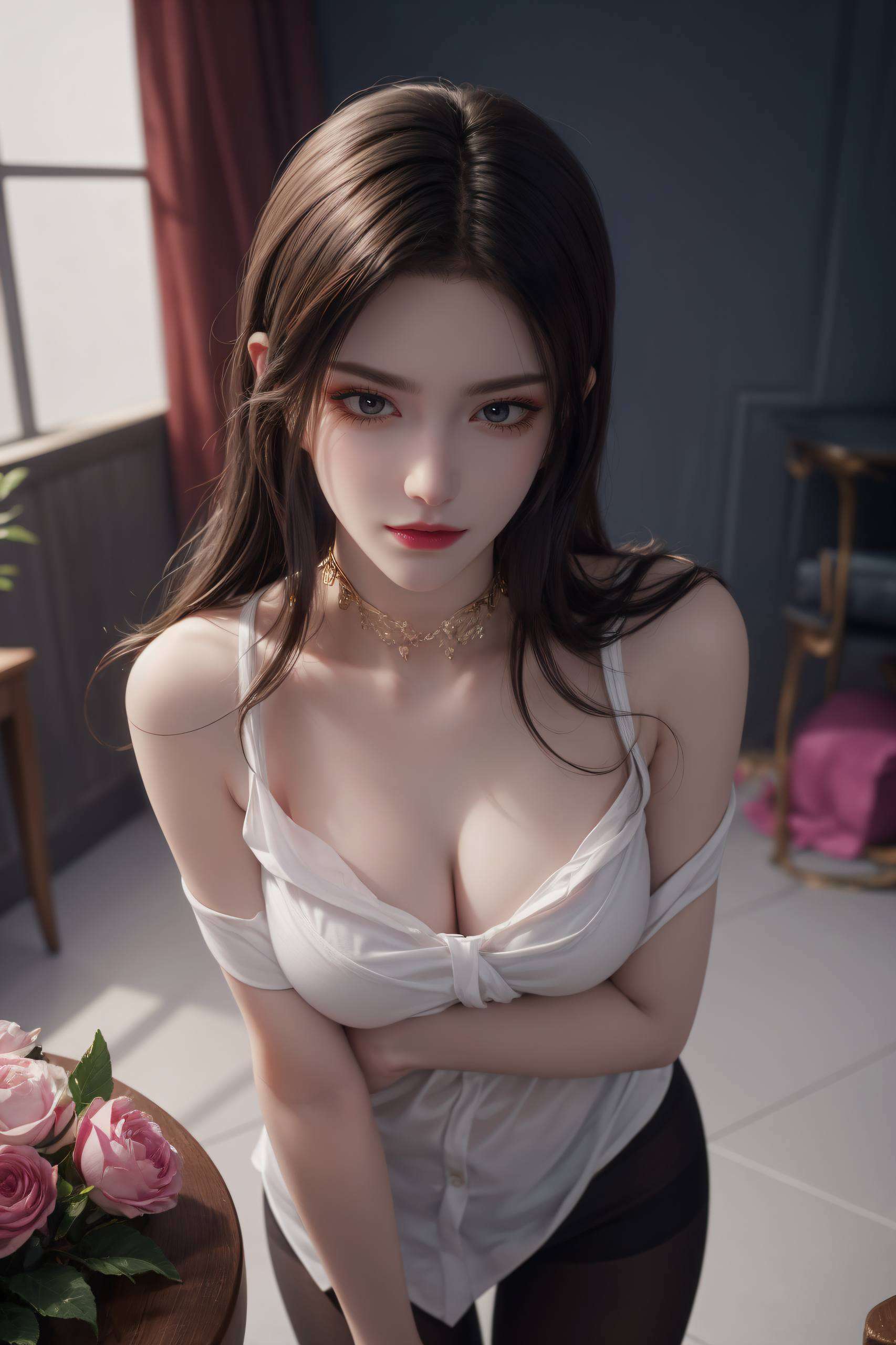 这张4K美杜莎动态壁纸将带您领略古典美女的韵味与伤感拼贴的艺术魅力感受美杜莎的神秘与深情