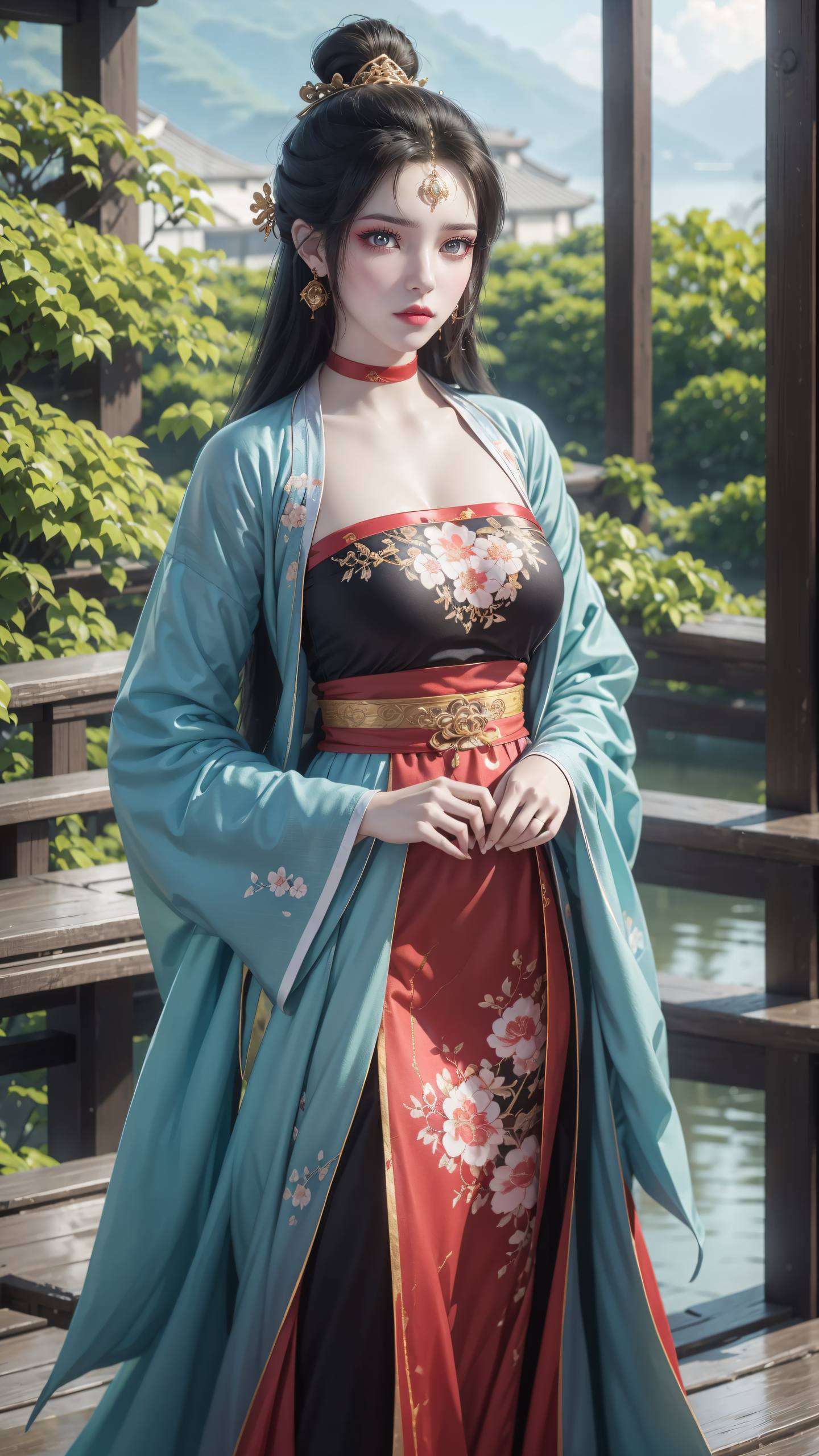 国漫美女墨云壁纸让你的桌面瞬间焕发光彩！