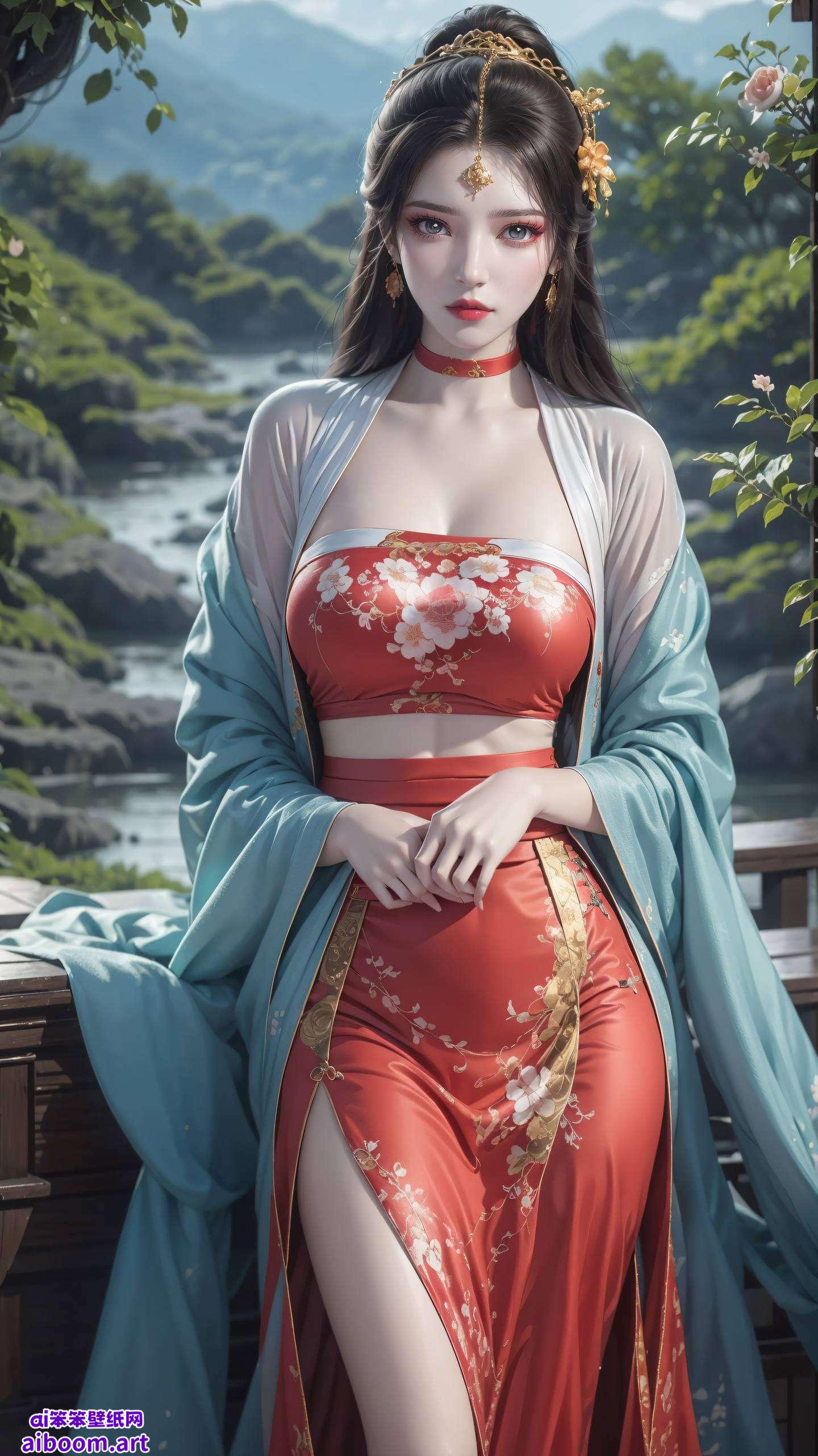 国漫女神的甜美形象跃然壁上每一眼都是心动