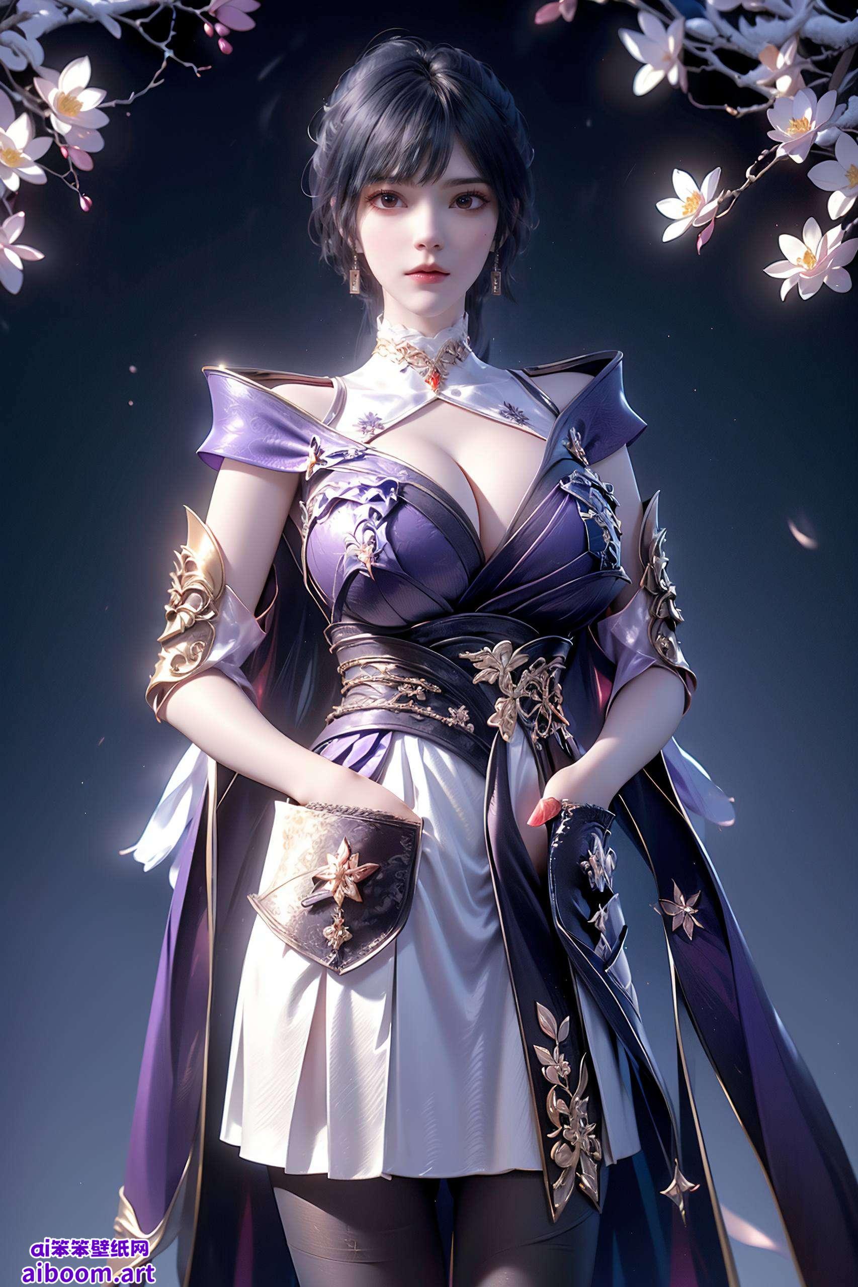 以国漫美女莫雨鑫的脸型美图为灵感生动的表情
