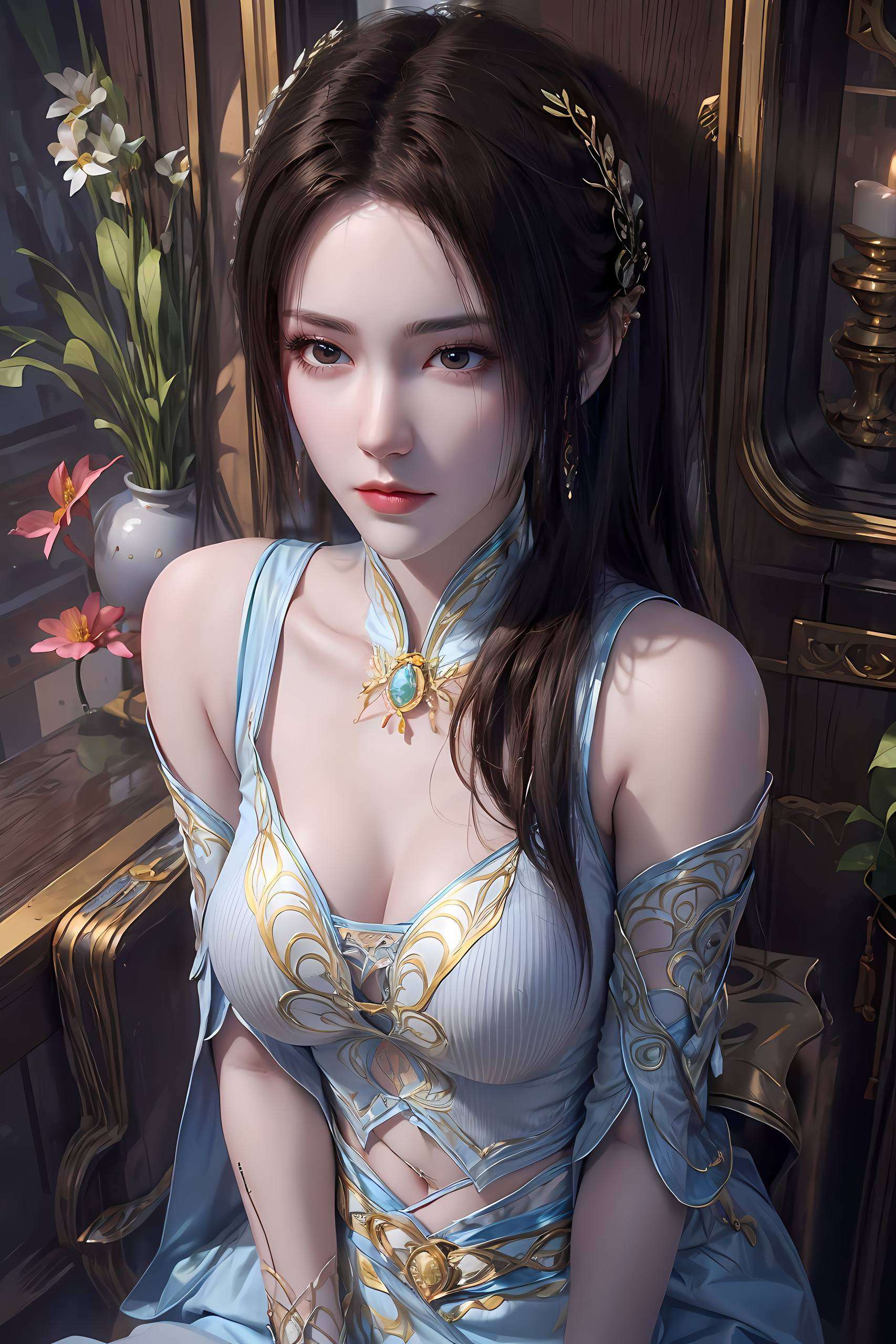 在去找她的壁纸时以4k高清画质呈现