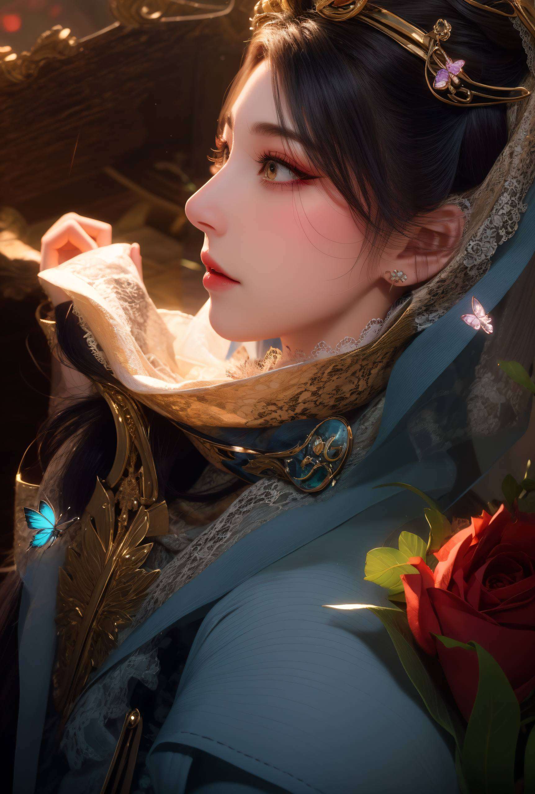 将她的灵动与柔美完美呈现她的每一次出现都如同2560p的超清壁纸