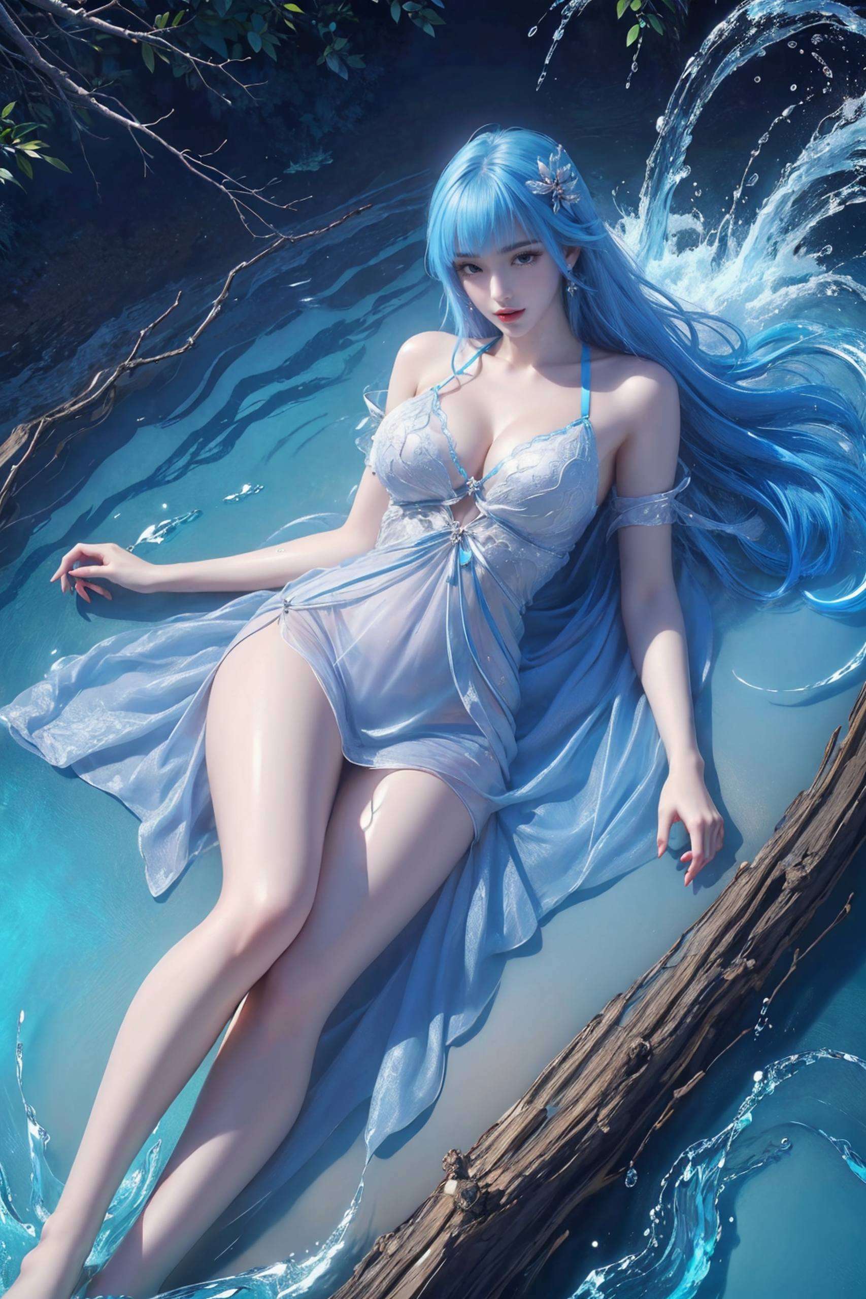 护眼模式下高清壁纸为你呈现2K视觉盛宴！国漫美女宁雨蝶翩翩起舞