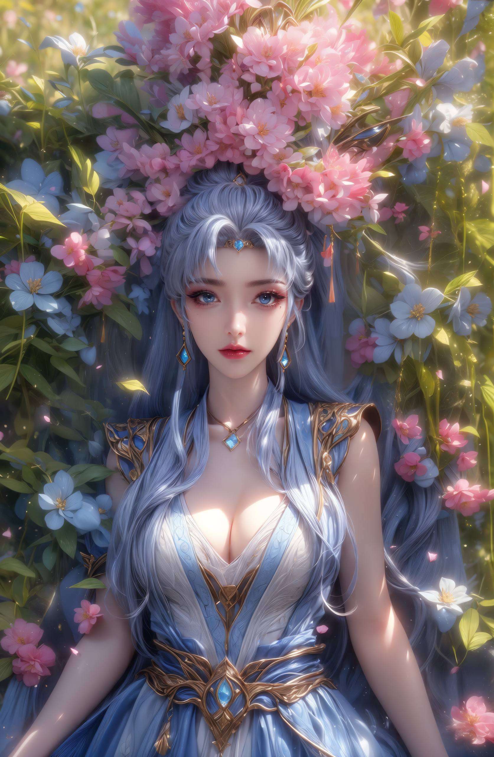她的每一次微笑都如春风拂面感受那份宁静与美好