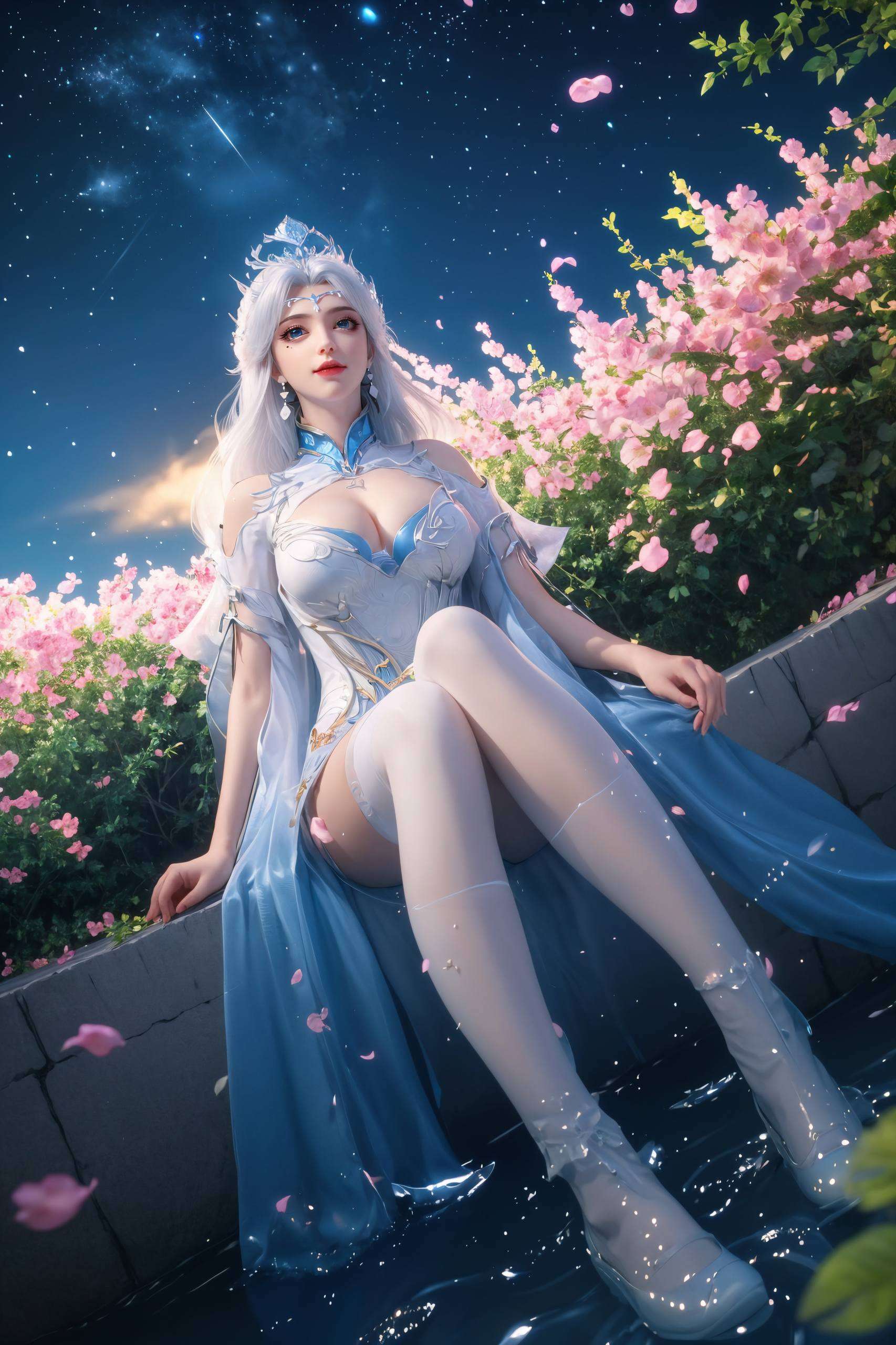 如花瓣般绽放宁雨蝶翩翩起舞