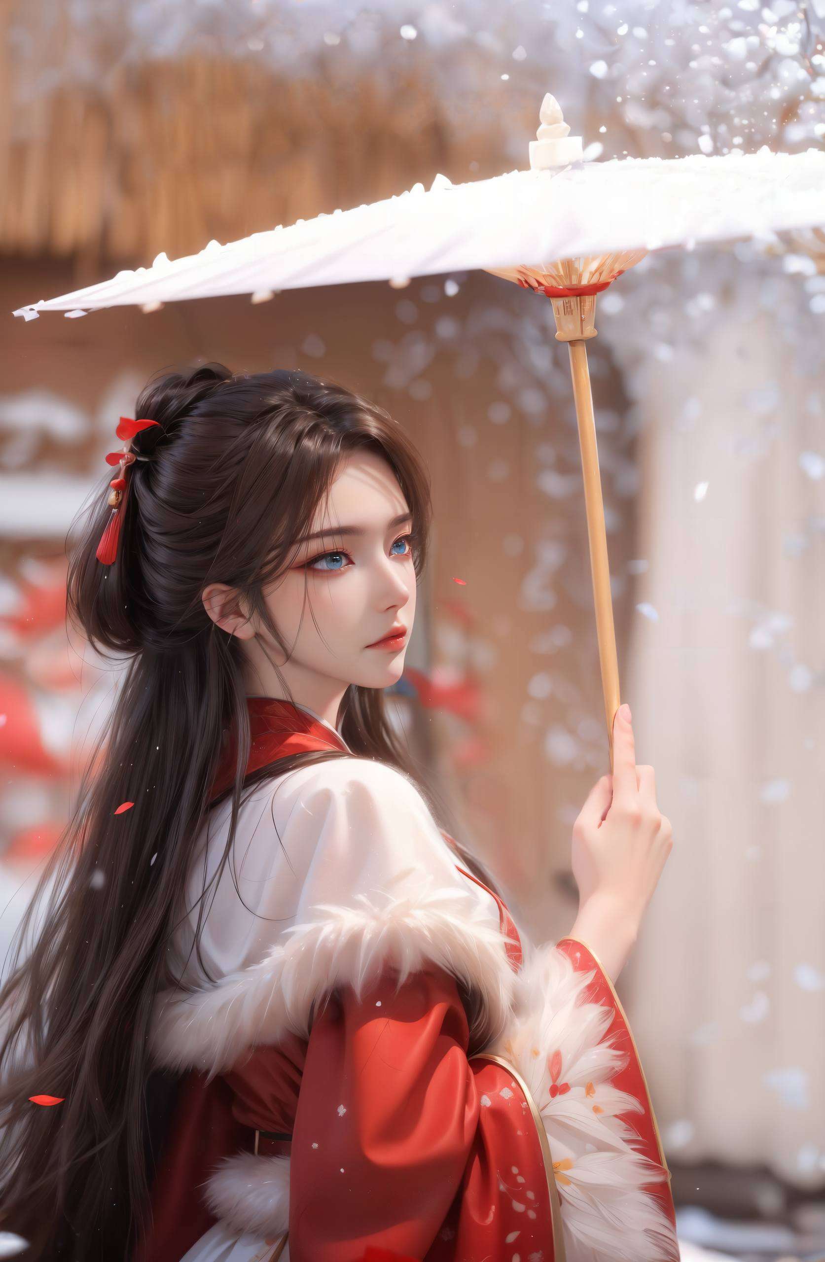 美不胜收这位国漫美女以极简风格绽放光彩