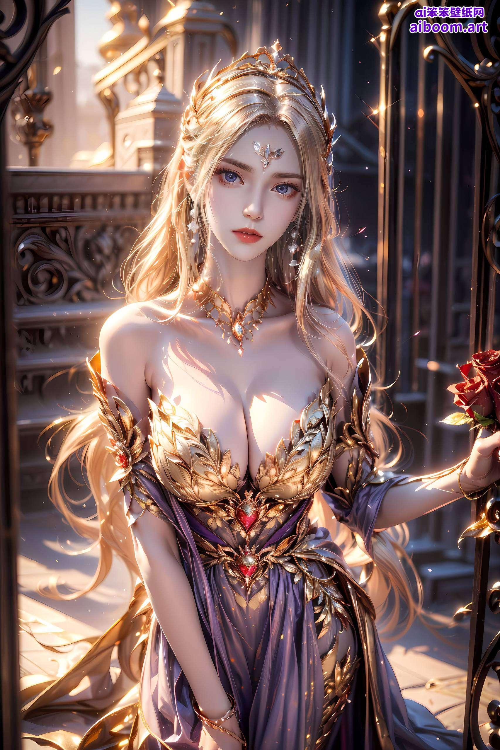 融合国漫美女的独特韵味为你的桌面带来灵动与活力