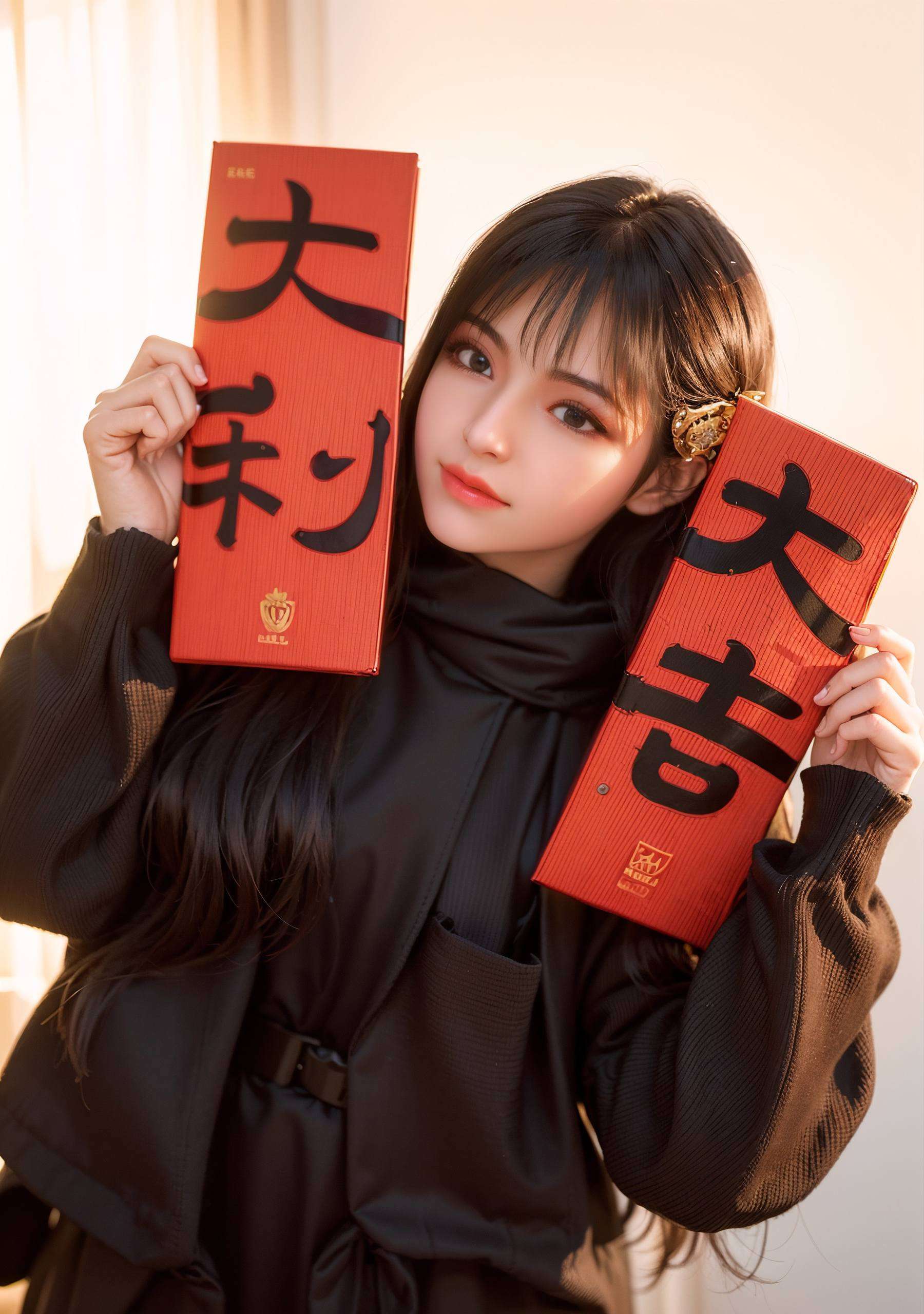 带你领略古韵今风之美AI女主活力平板壁纸