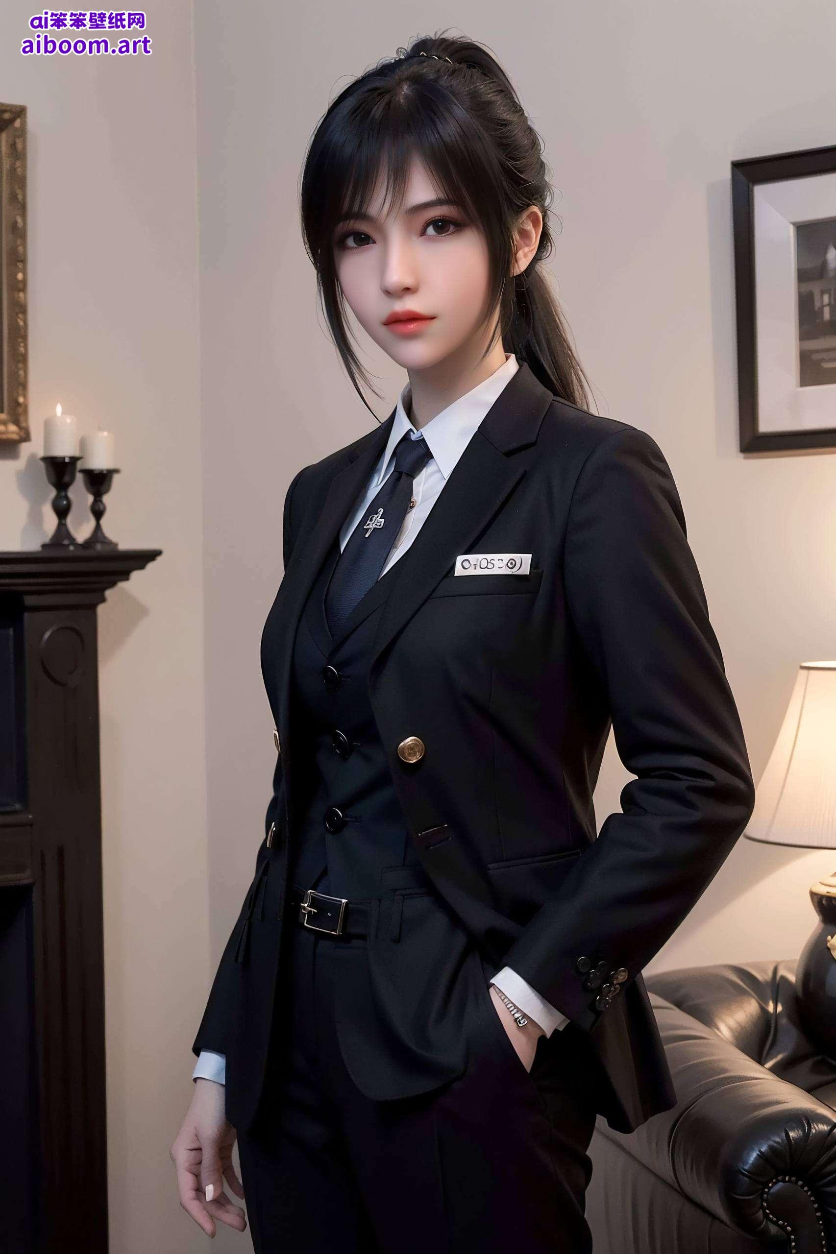 每一笔每一划都彰显着力量与美感的完美融合抽象线条勾勒出震撼视觉的桌面背景